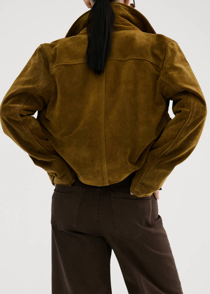 High-waisted wideleg jeans — Chocolate