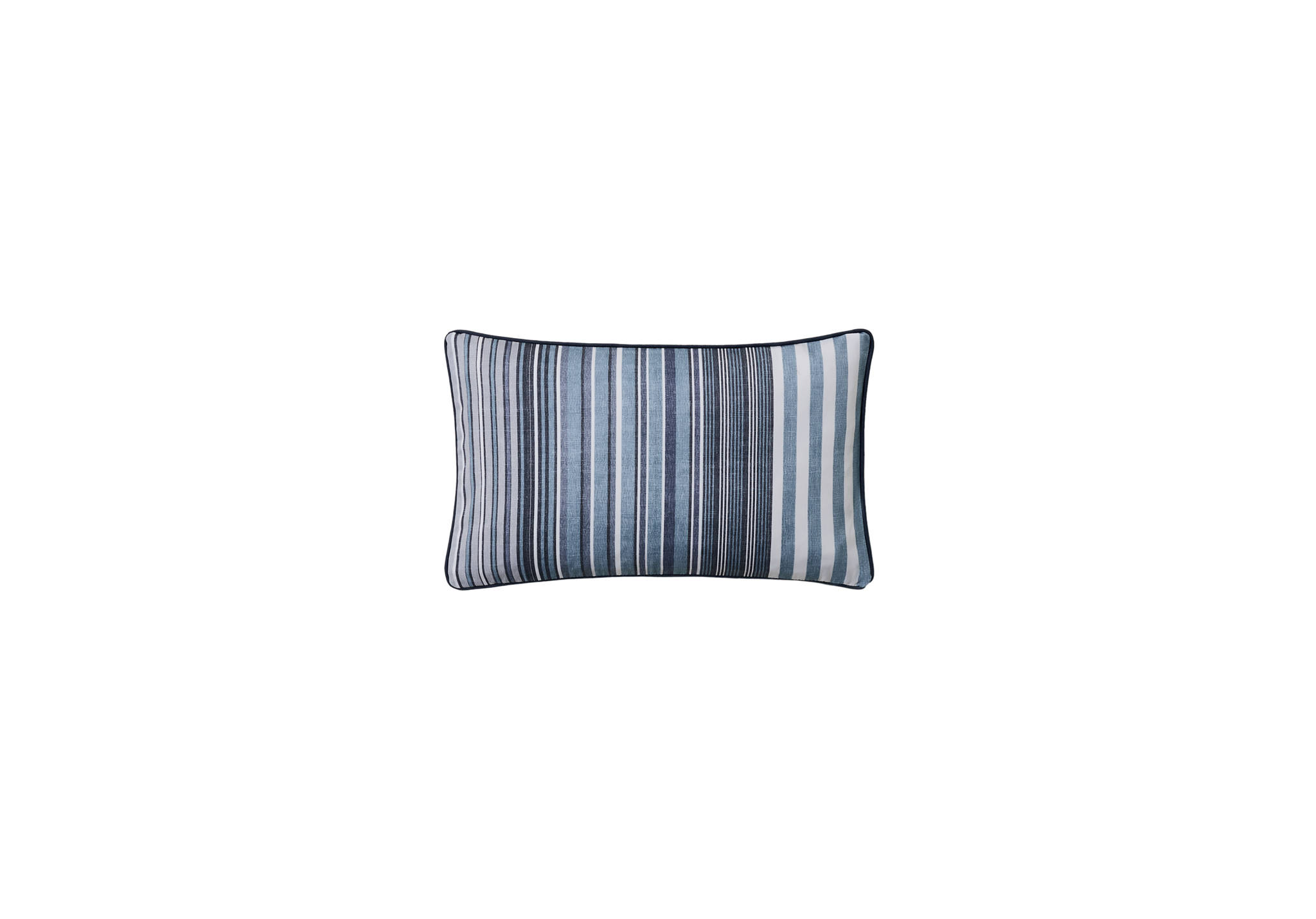 Cotton striped cushion cover 30x50 cm - Panoramic plane