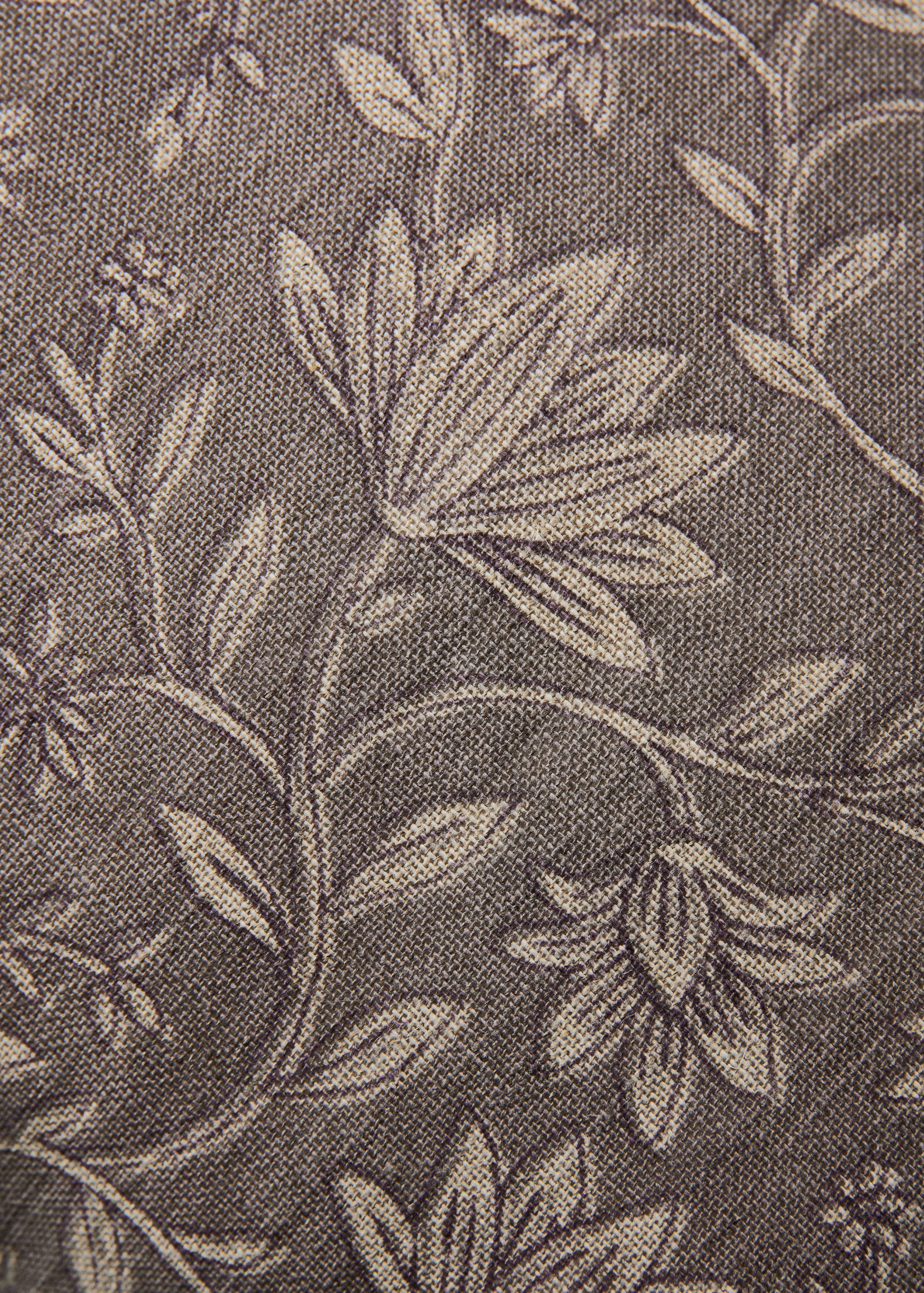 Housse de coussin lin coton lin imprimé block print 40x60 cm - Détail de l'article 3