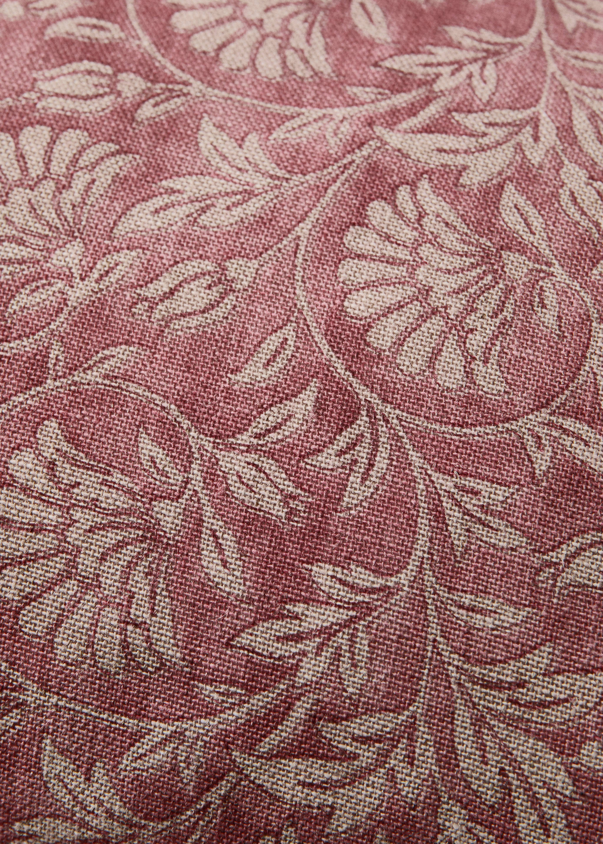 Housse de coussin lin coton à motif floral 40x60 cm - Détail de l'article 3