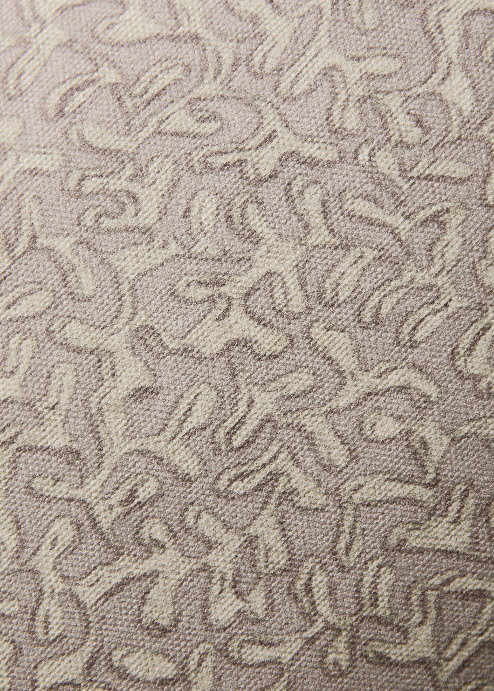 Natural printed cotton cushion cover 30x50cm - Details of the article 3