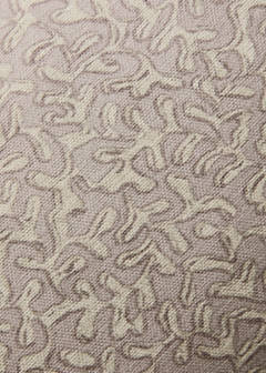Printed natural cotton cushion cover 30x50 cm — Lilac 4