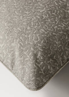 Printed natural cotton cushion cover 30x50 cm — Grey 2