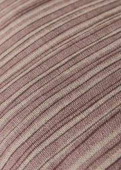 Linen and cotton cushion cover, thin stripe, 40x60 cm — Pink 4