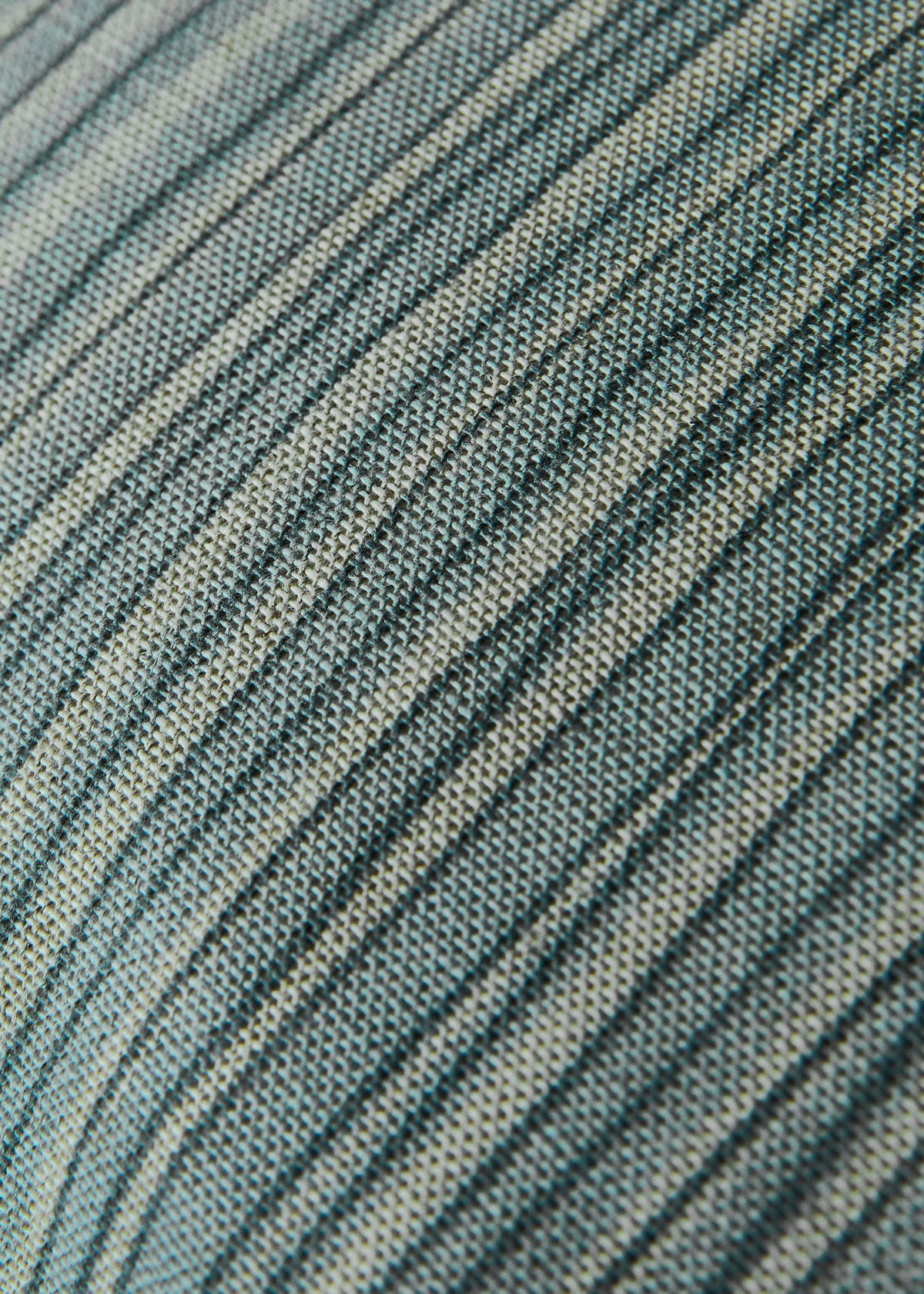 Linen and cotton cushion cover, thin stripe, 40x60 cm — Blue