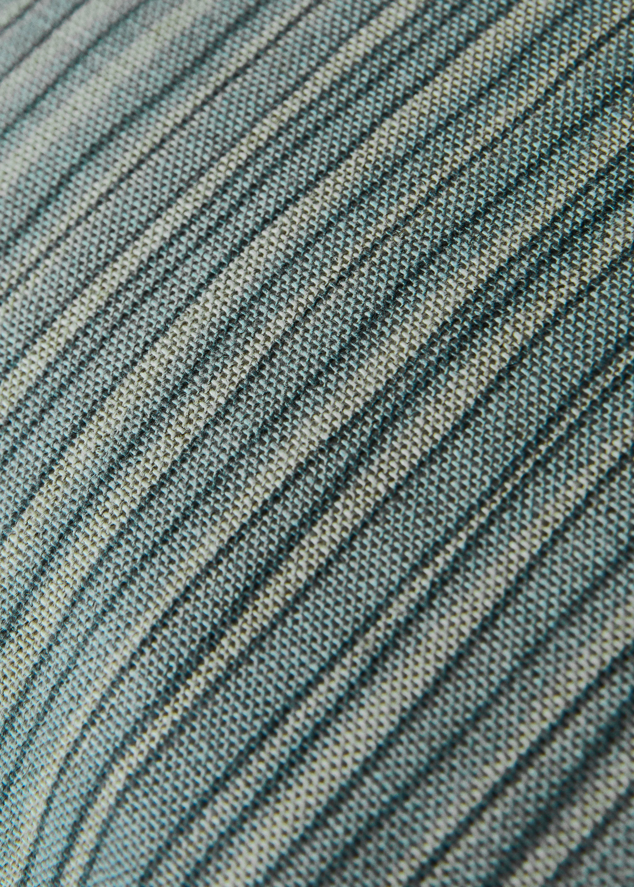 Funda cojín lino algodón raya fina 50x50cm - Detalle del artículo 3