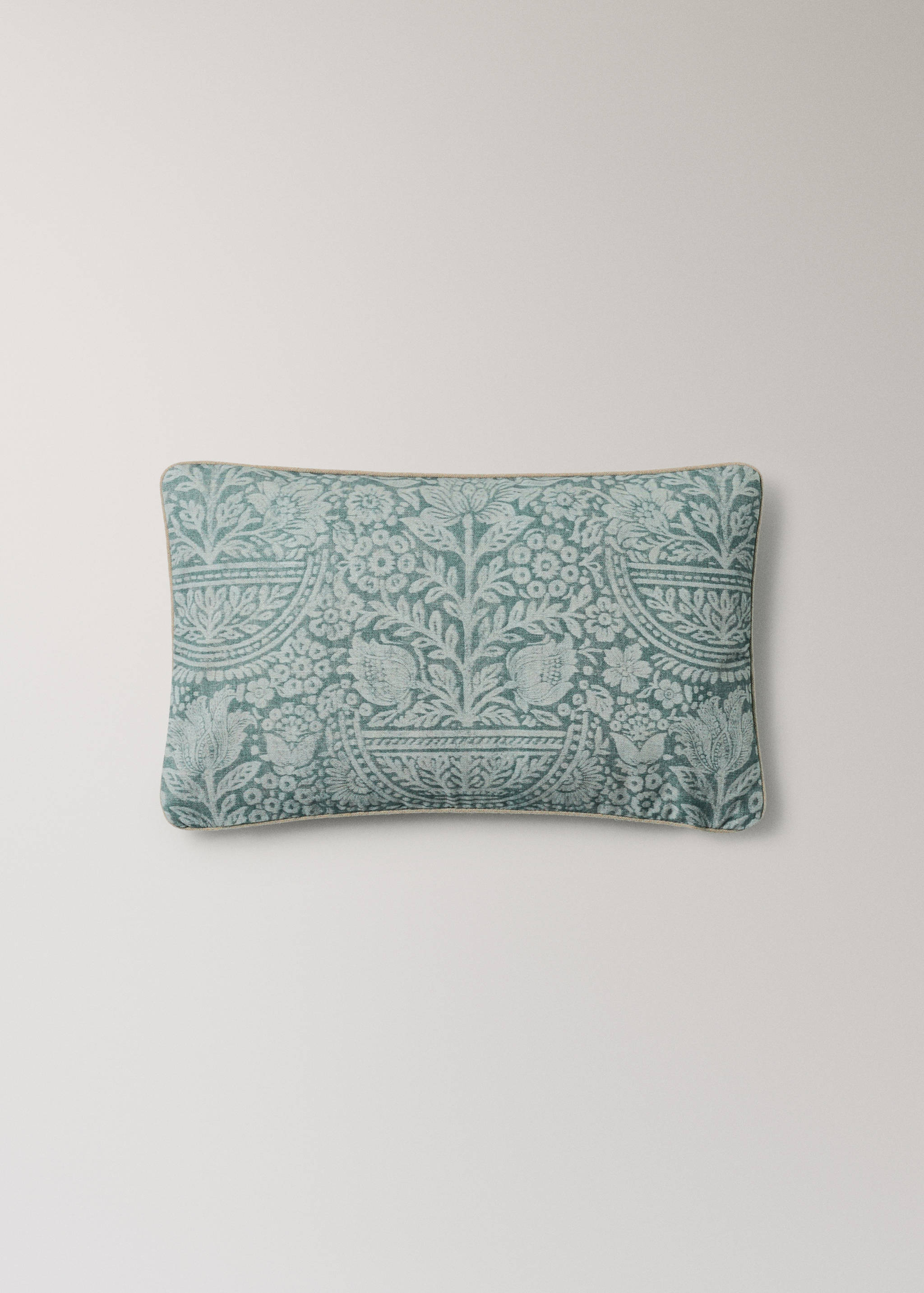 Floral cotton cushion cover 30x50cm - Article without model