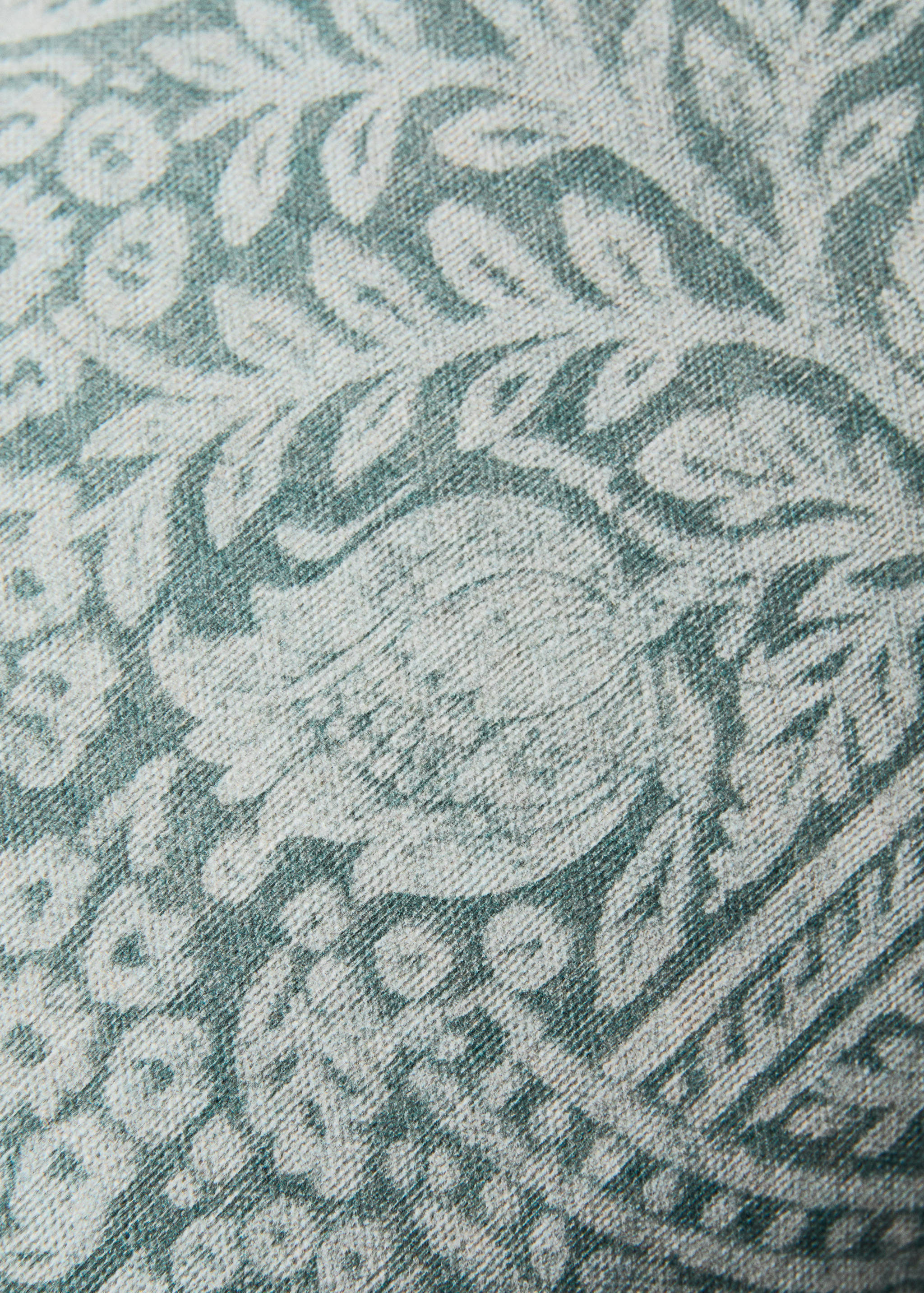 Floral cotton cushion cover 30x50cm - Details of the article 3