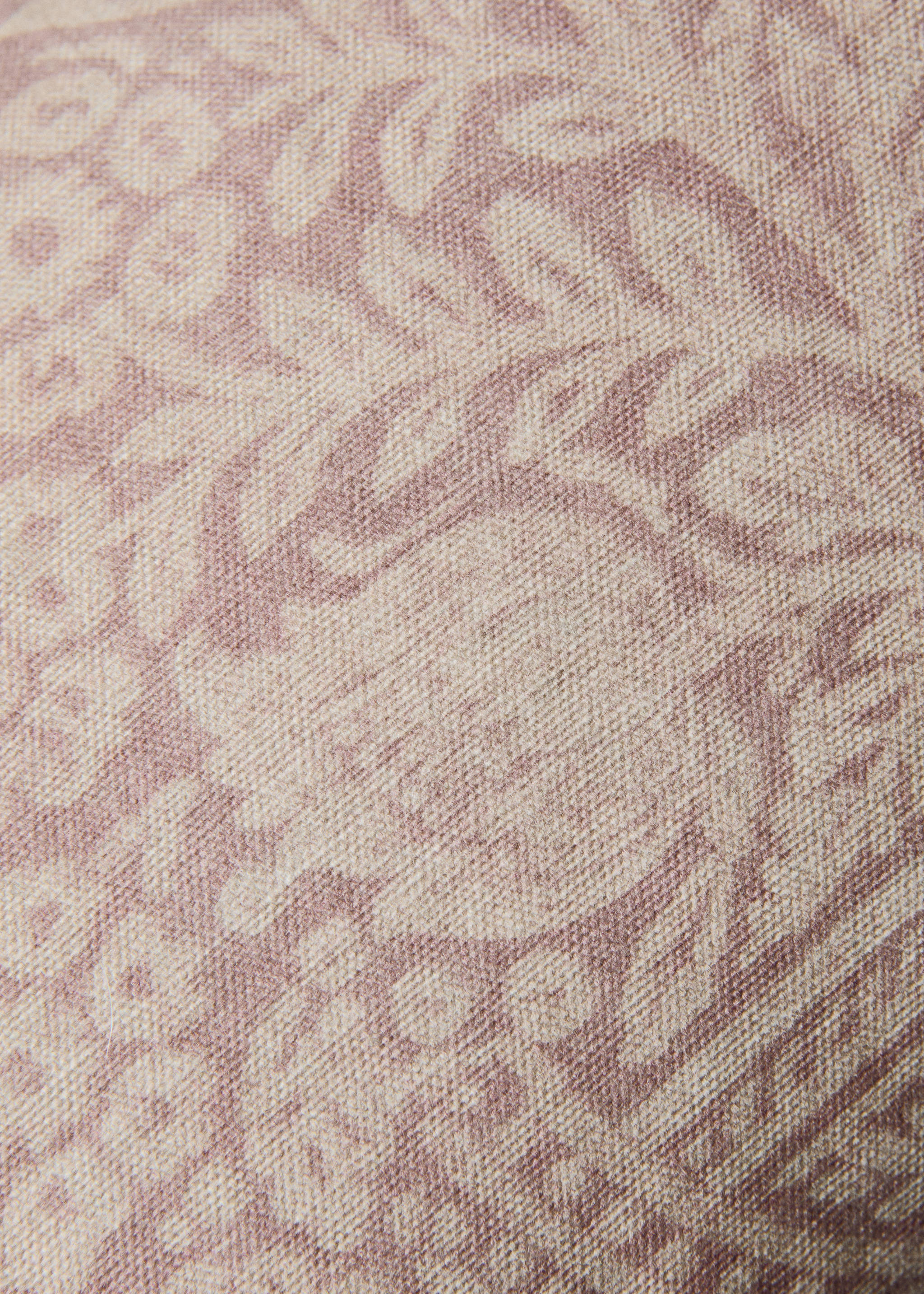 Floral cotton cushion cover 30x50cm - Details of the article 3