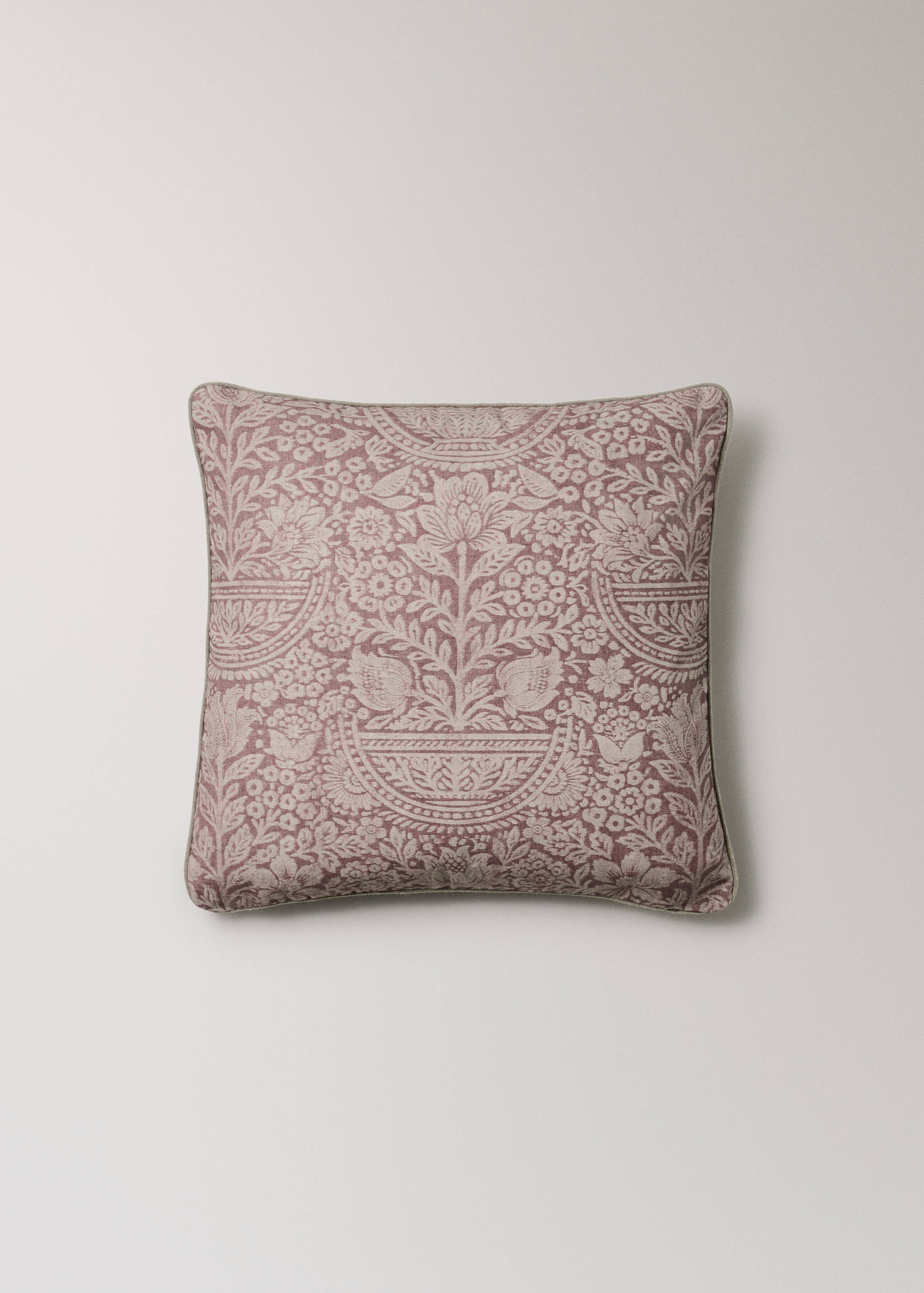 Floral cotton cushion cover 50x50 cm - Article without model