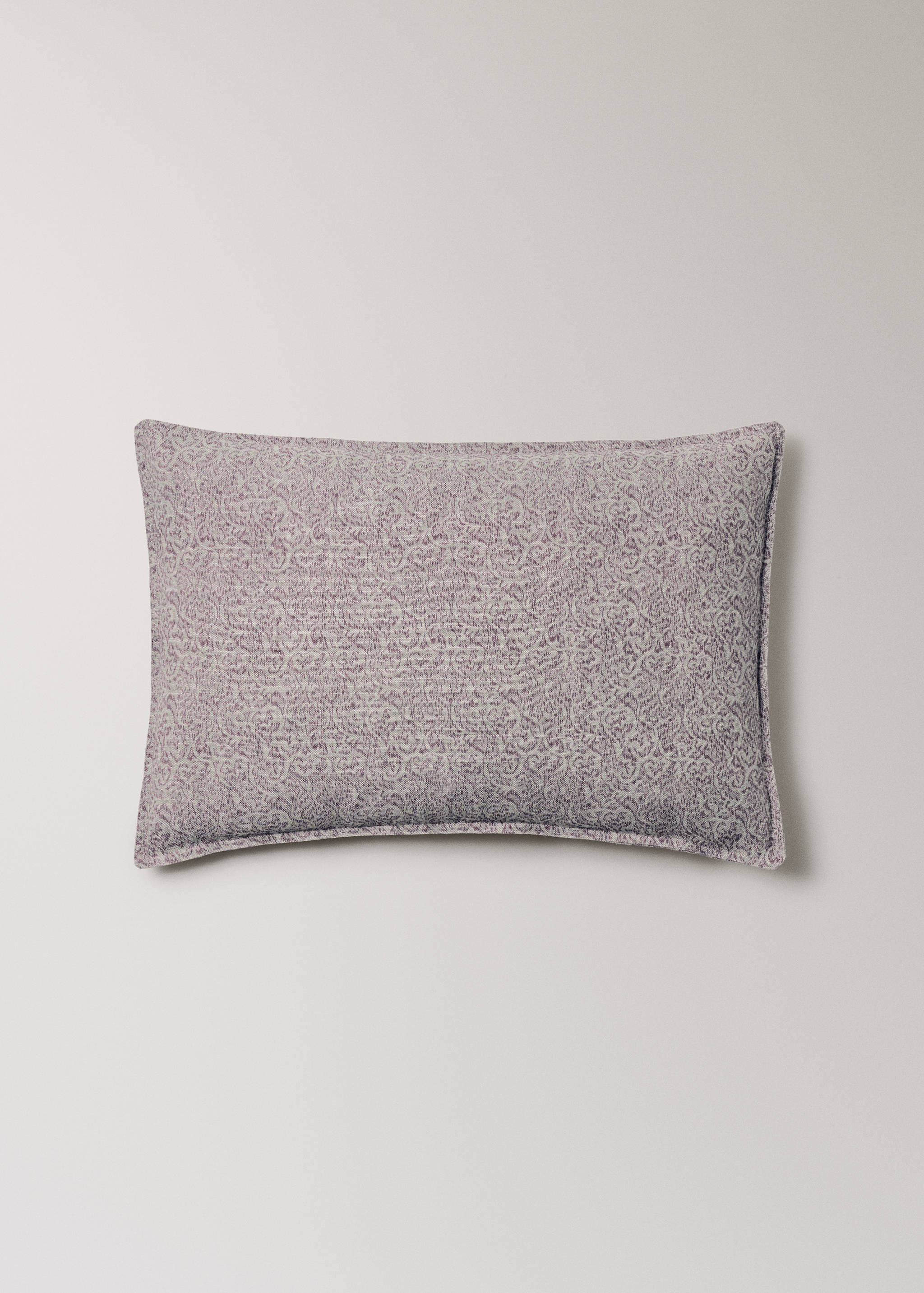Printed cotton-linen cushion cover 40x60cm - Article without model