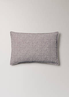 Printed cotton-linen cushion cover 40 x 60 cm — Lilac 5