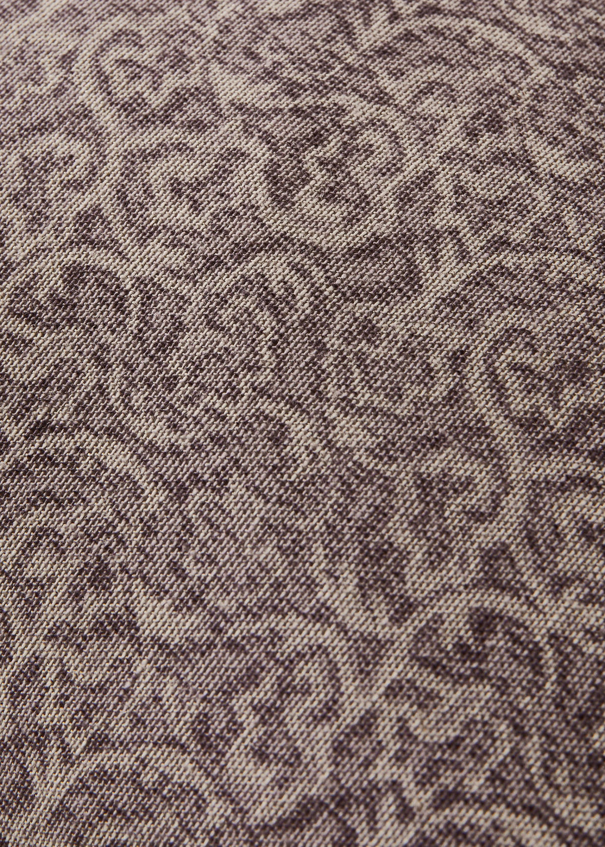 Printed cotton-linen cushion cover 40 x 60 cm — Purple
