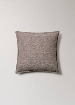 Printed cotton-linen cushion cover 40 x 60 cm — Purple 5