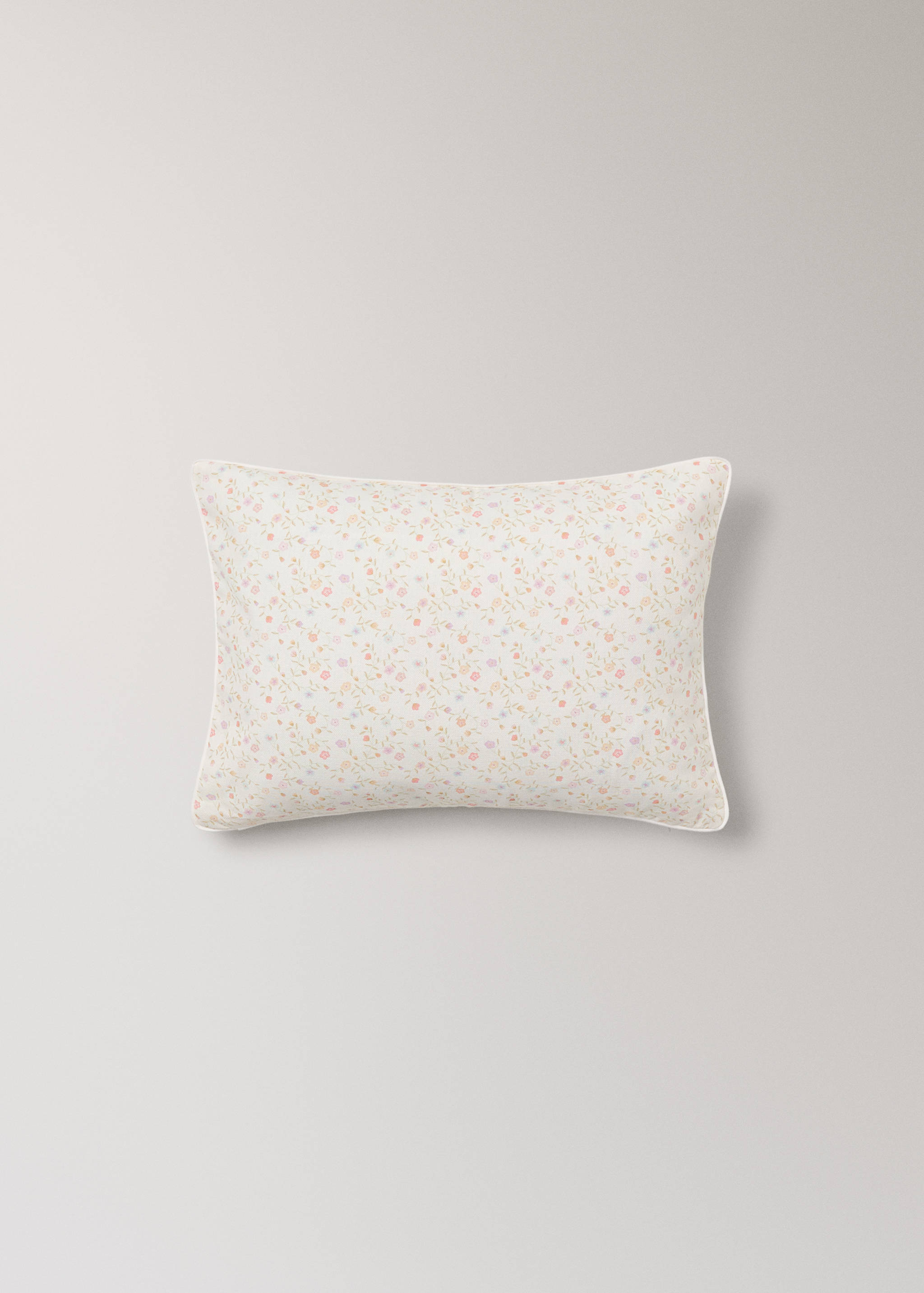 Children's cotton floral cushion cover 30x40 - Article without model