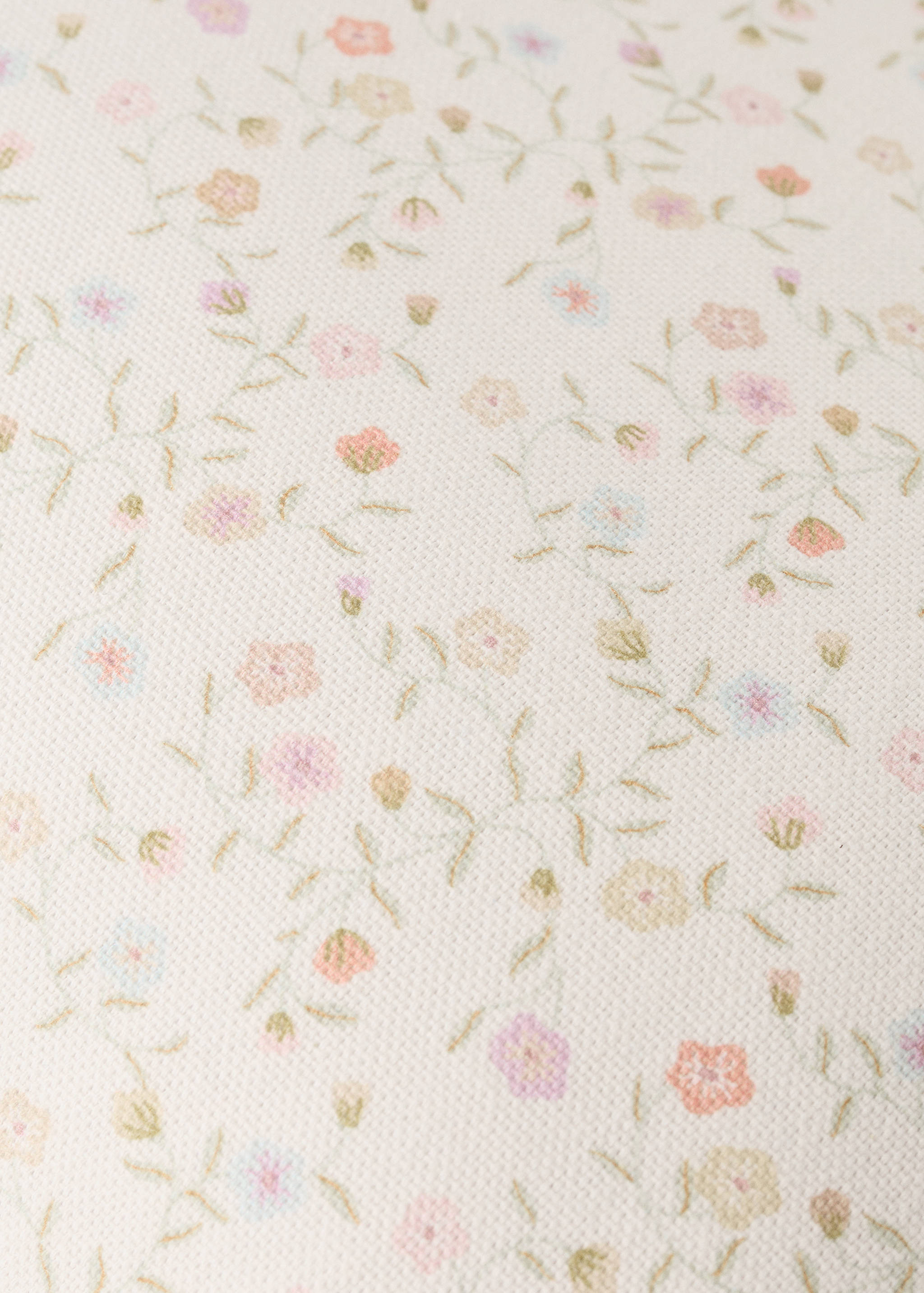 Children's cotton floral cushion cover 30x40 - Details of the article 3