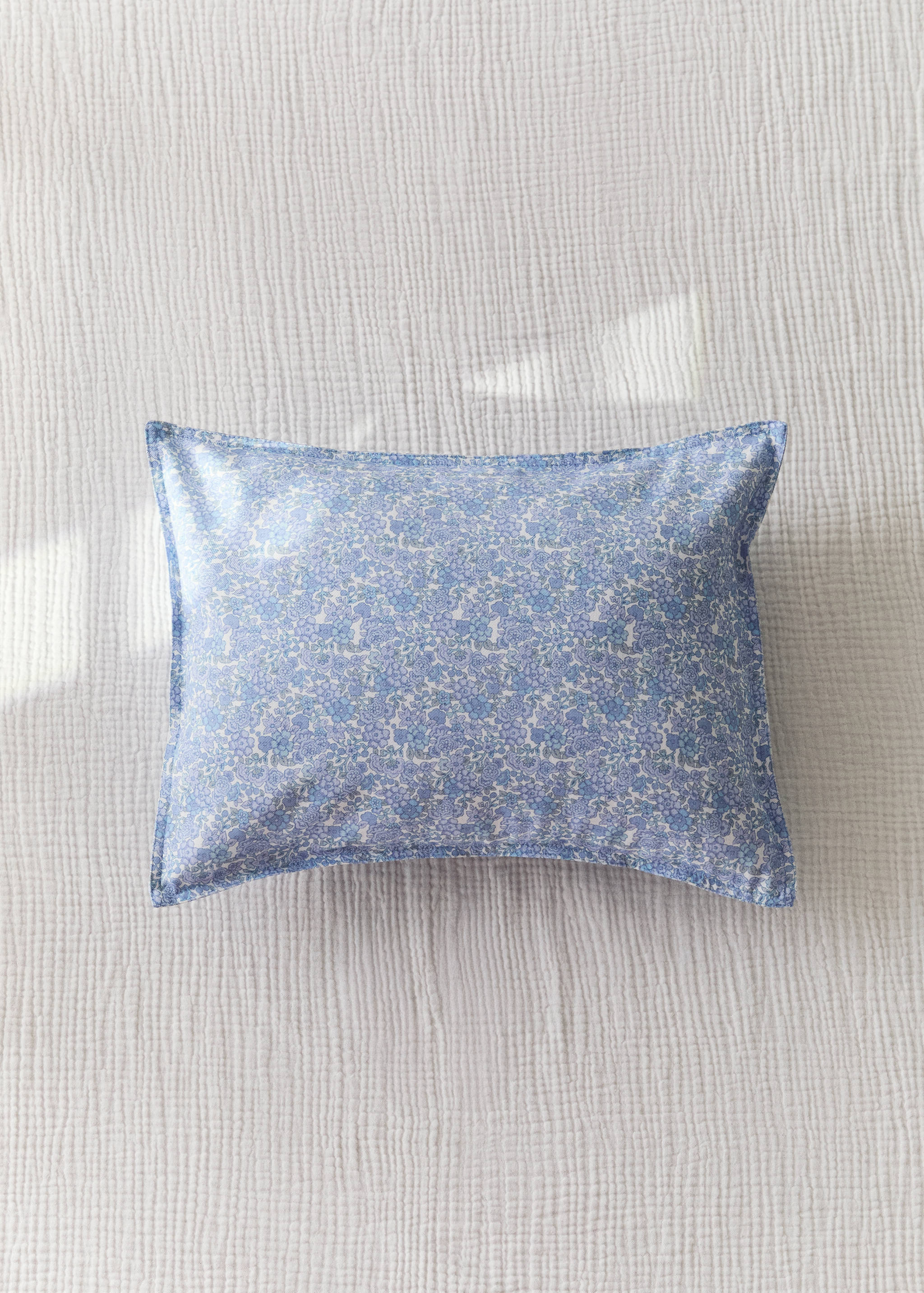 Παιδική μαξιλαροθήκη βαμβάκι λουλούδια 30x40εκ - Γενικό πλάνο