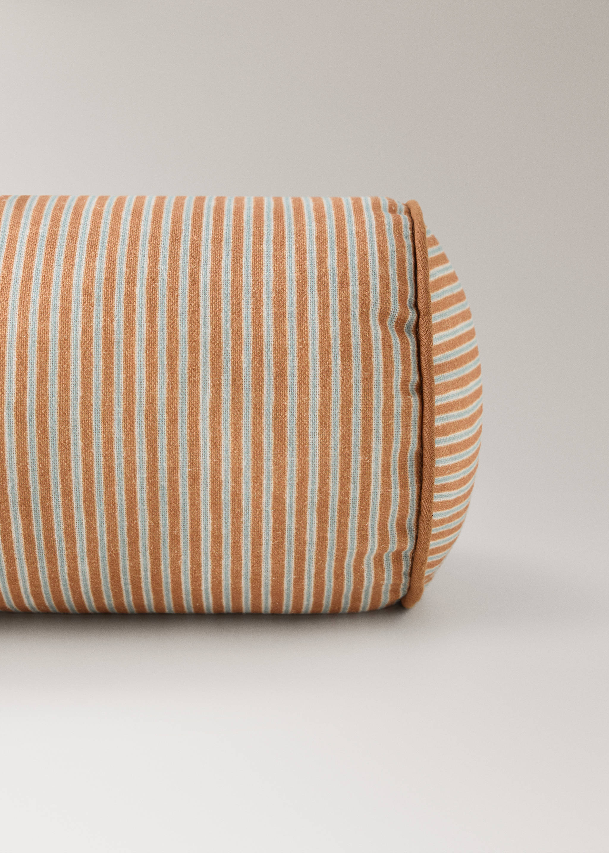 Housse de coussin enfant à rayures bicolores 14x35 cm - Détail de l'article 1