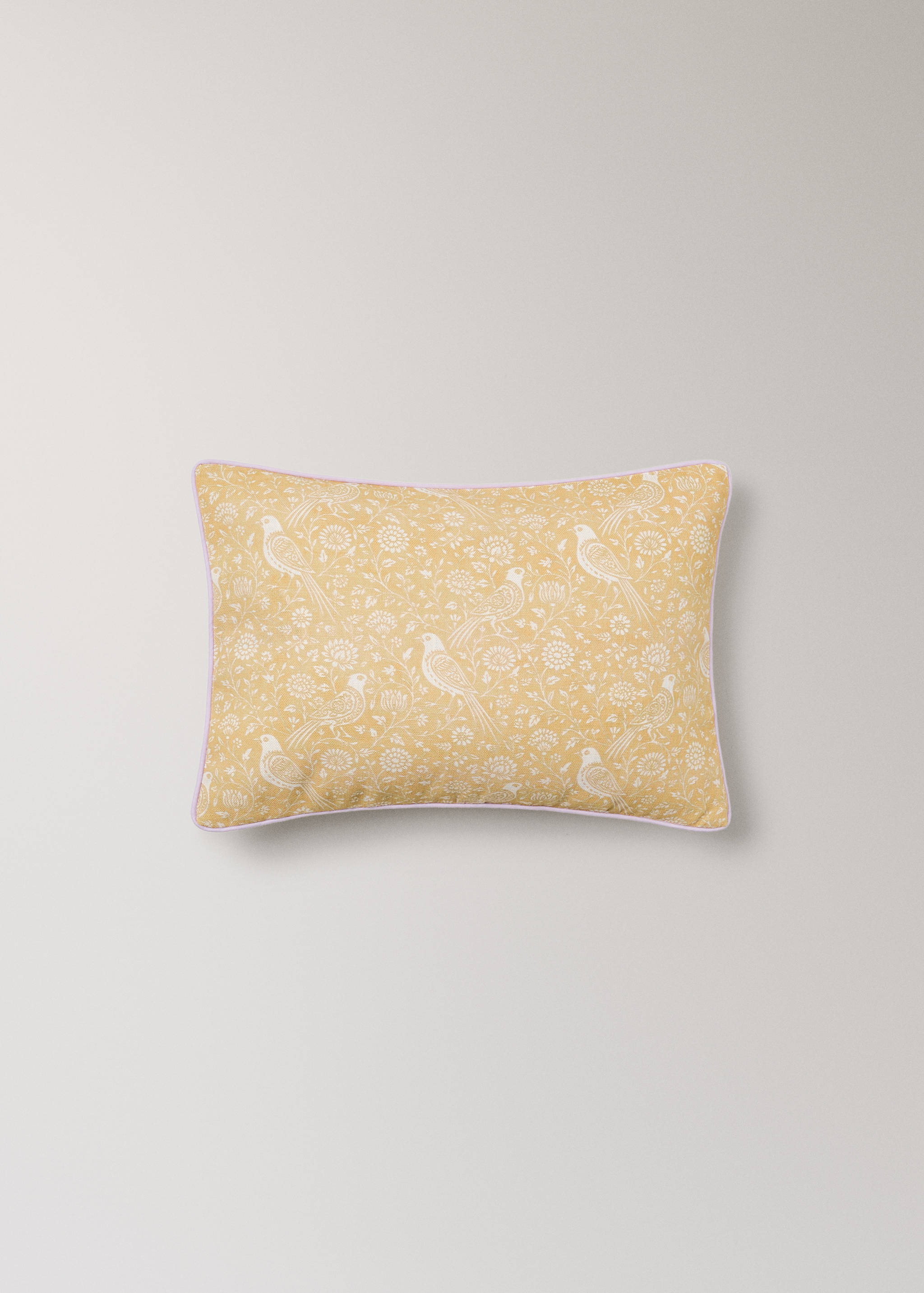 Copricuscino bimbo/a cotone lino floreale 30x40 cm - Articolo senza modello