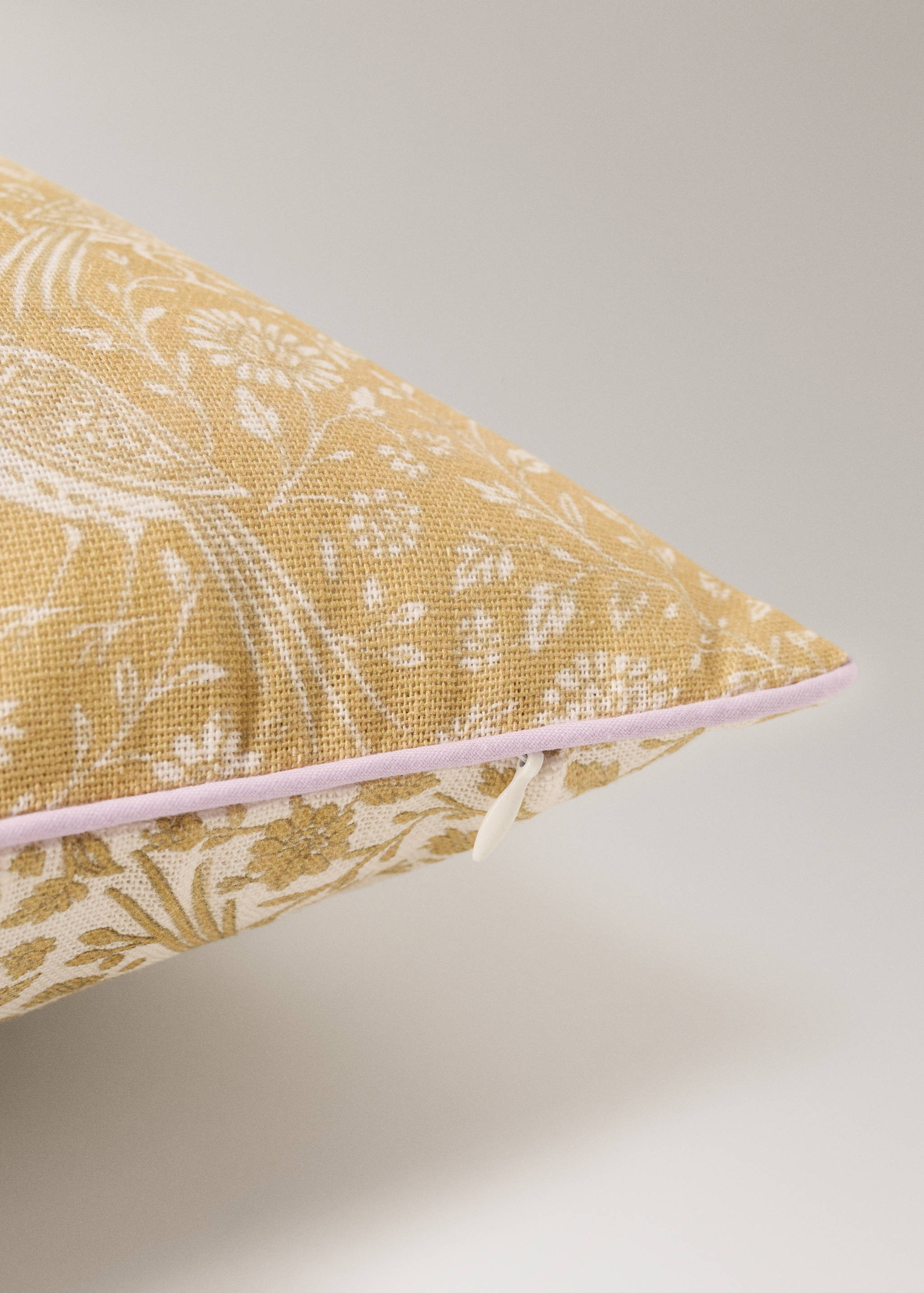 Copricuscino bimbo/a cotone lino floreale 30x40 cm - Dettaglio dell'articolo 2