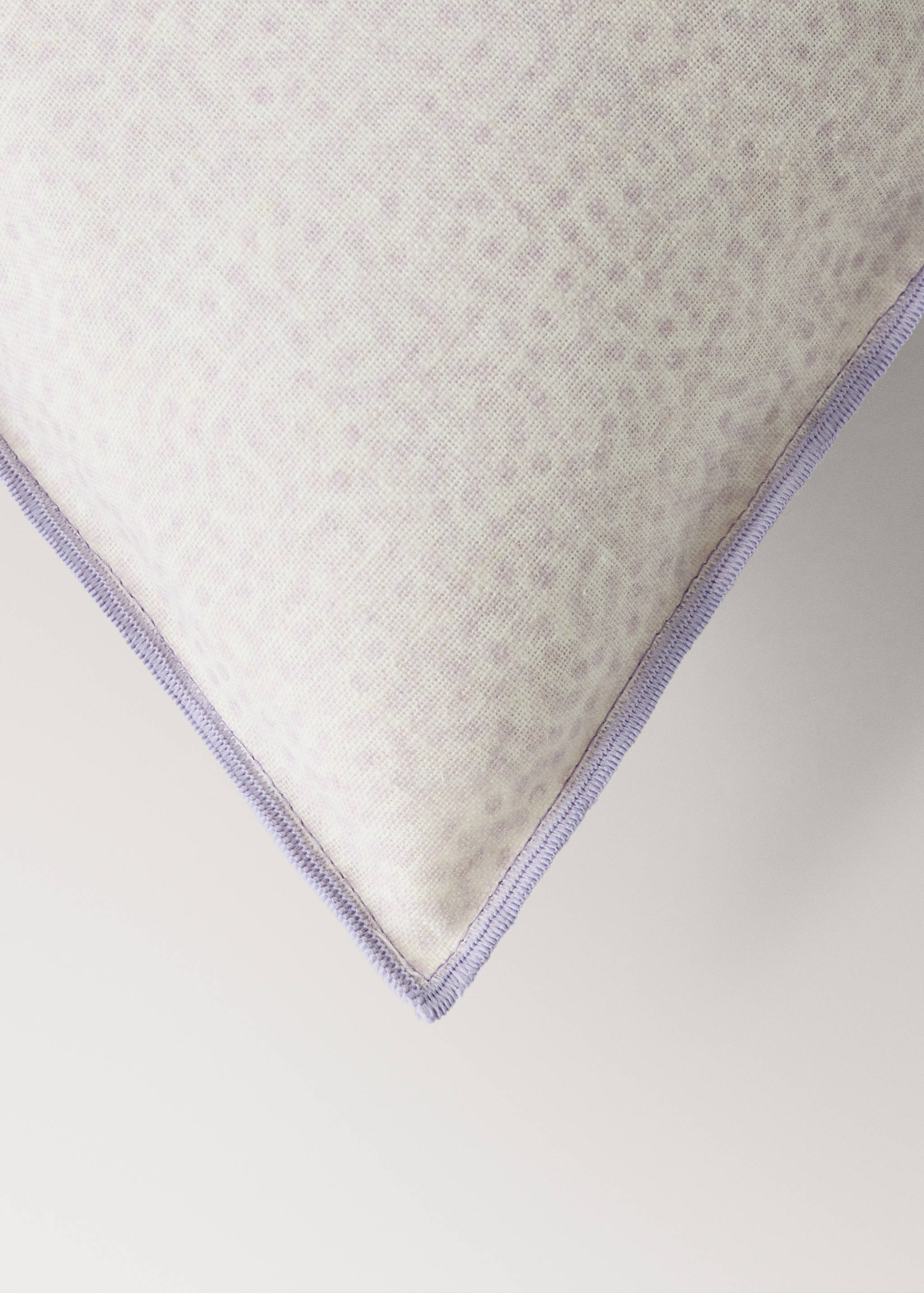 Housse de coussin enfant en coton et lin motif papillon - Détail de l'article 1