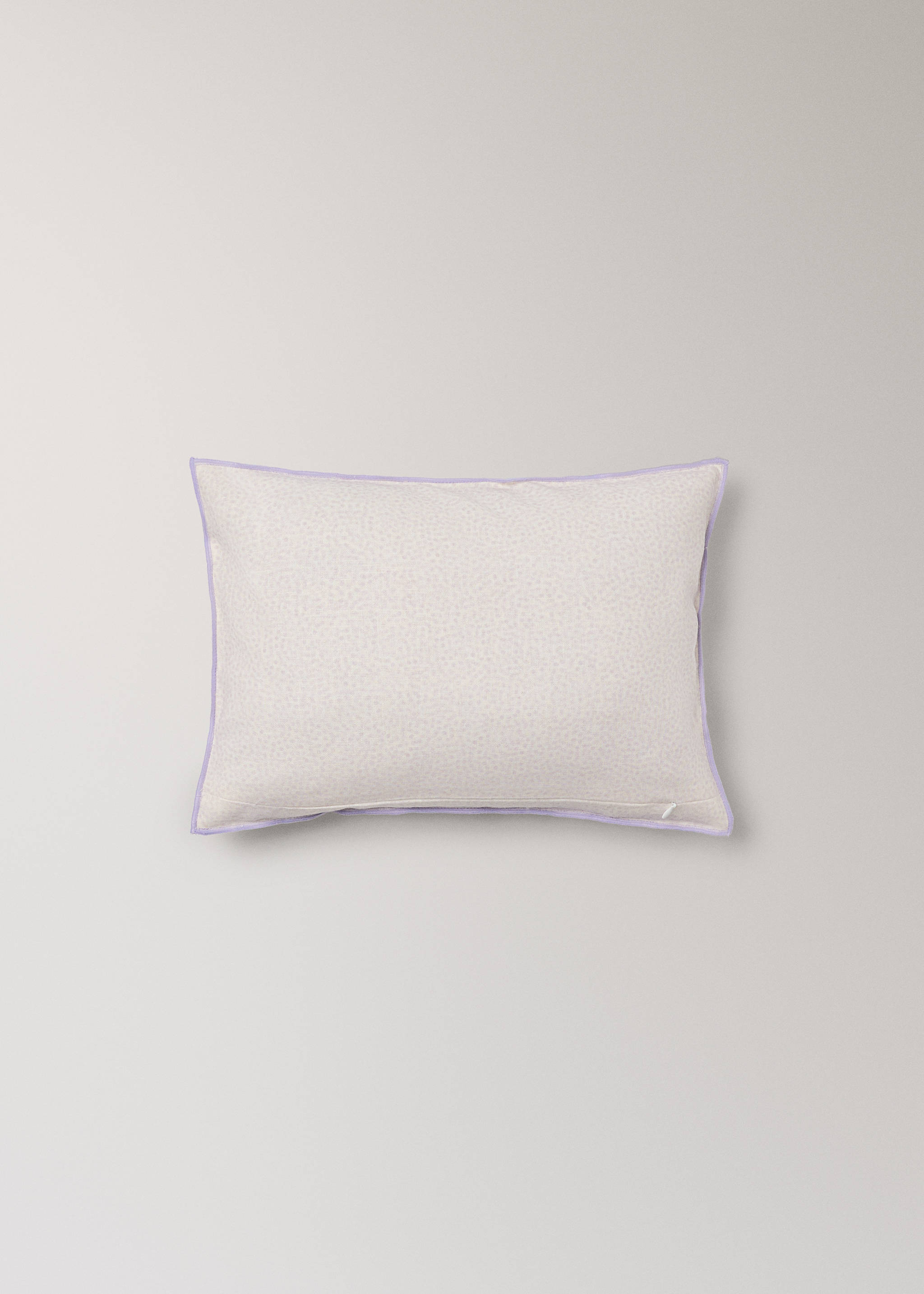 Housse de coussin enfant en coton et lin motif papillon - Détail de l'article 4