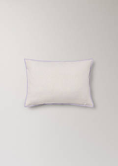 Children's cushion cover in cotton-linen with butterfly design — White 5
