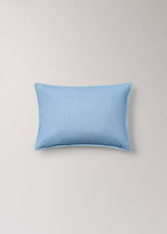 Reversible children's cushion cover with stars and stripes 30x40 cm — Blue 5