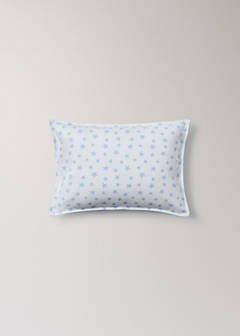 Reversible children's cushion cover with stars and stripes 30x40 cm — Blue 6