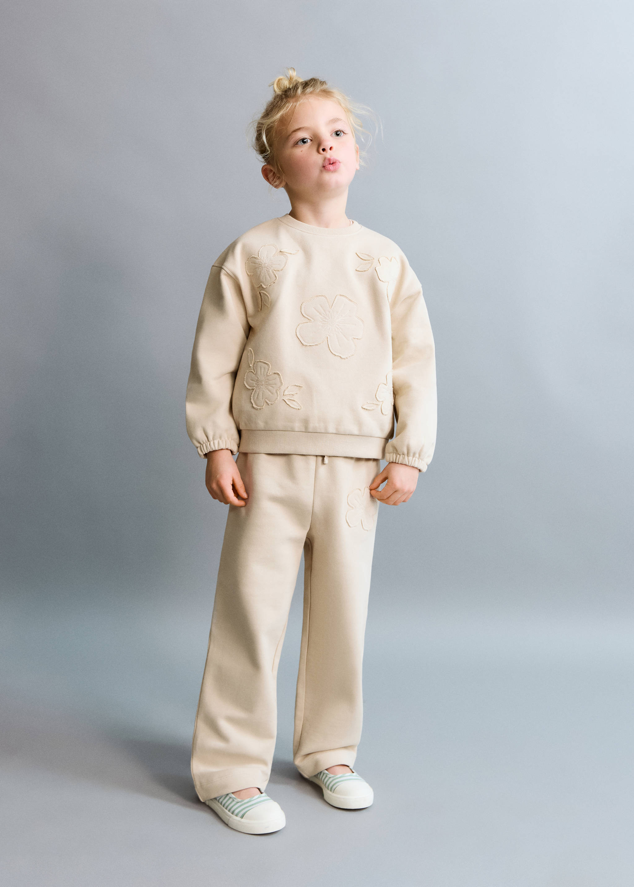Sudadera algodón bordado - Plano general
