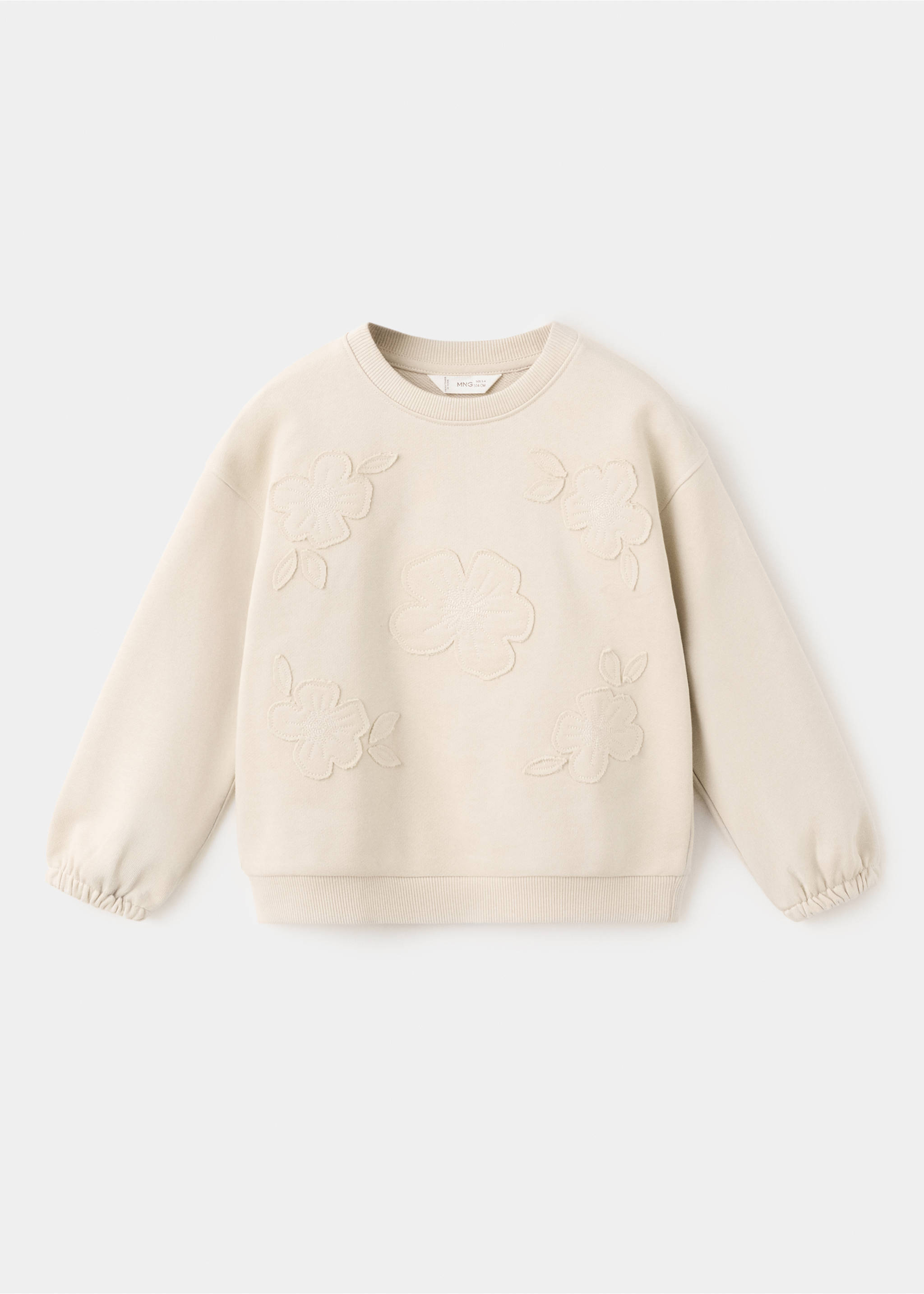 Sudadera algodón bordado - Artículo sin modelo, Beige. Ref: 27003716-00.