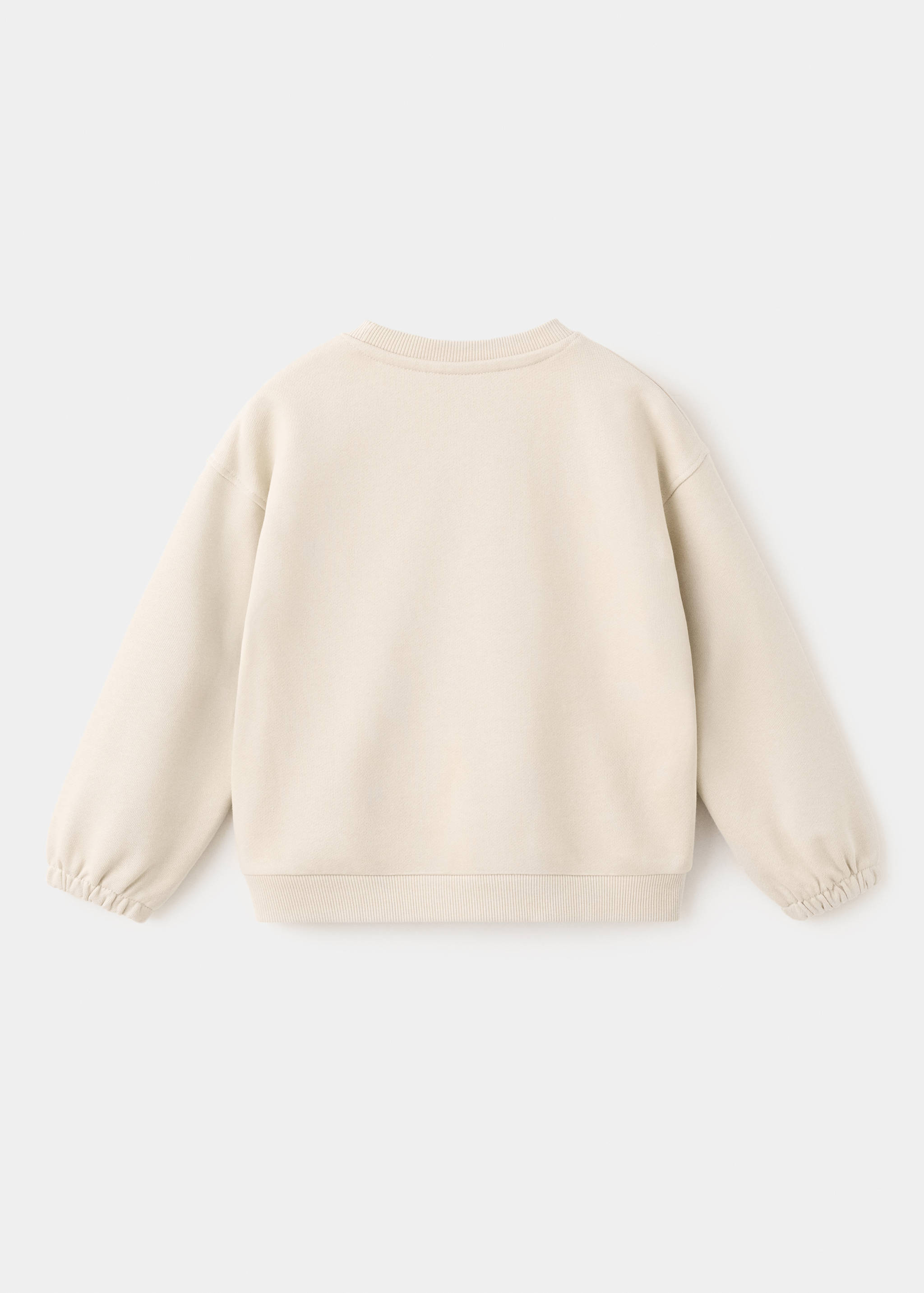 Sudadera algodón bordado - Reverso del artículo