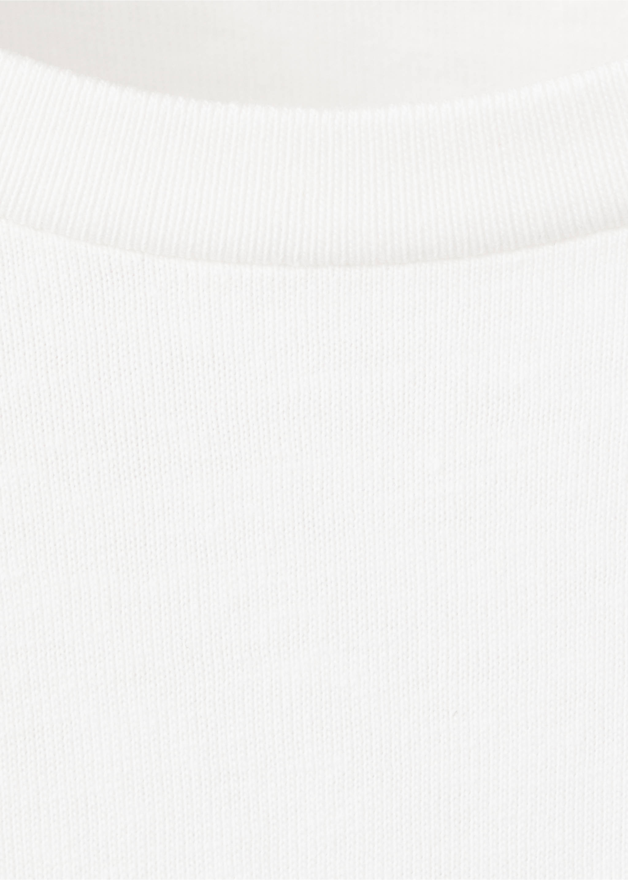 Floral-embroidered cotton t-shirt - Details of the article 0, Off White. Ref: 27003722-00.