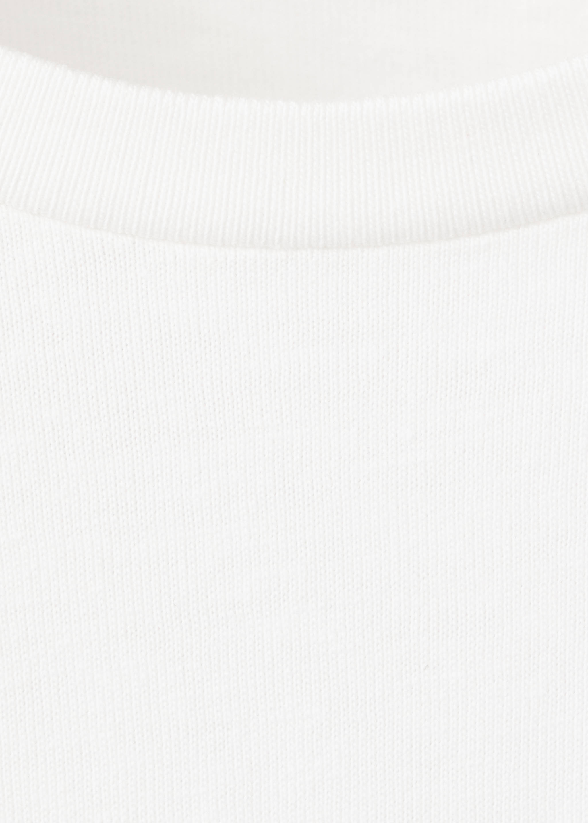 Floral-embroidered cotton t-shirt - Details of the article 0