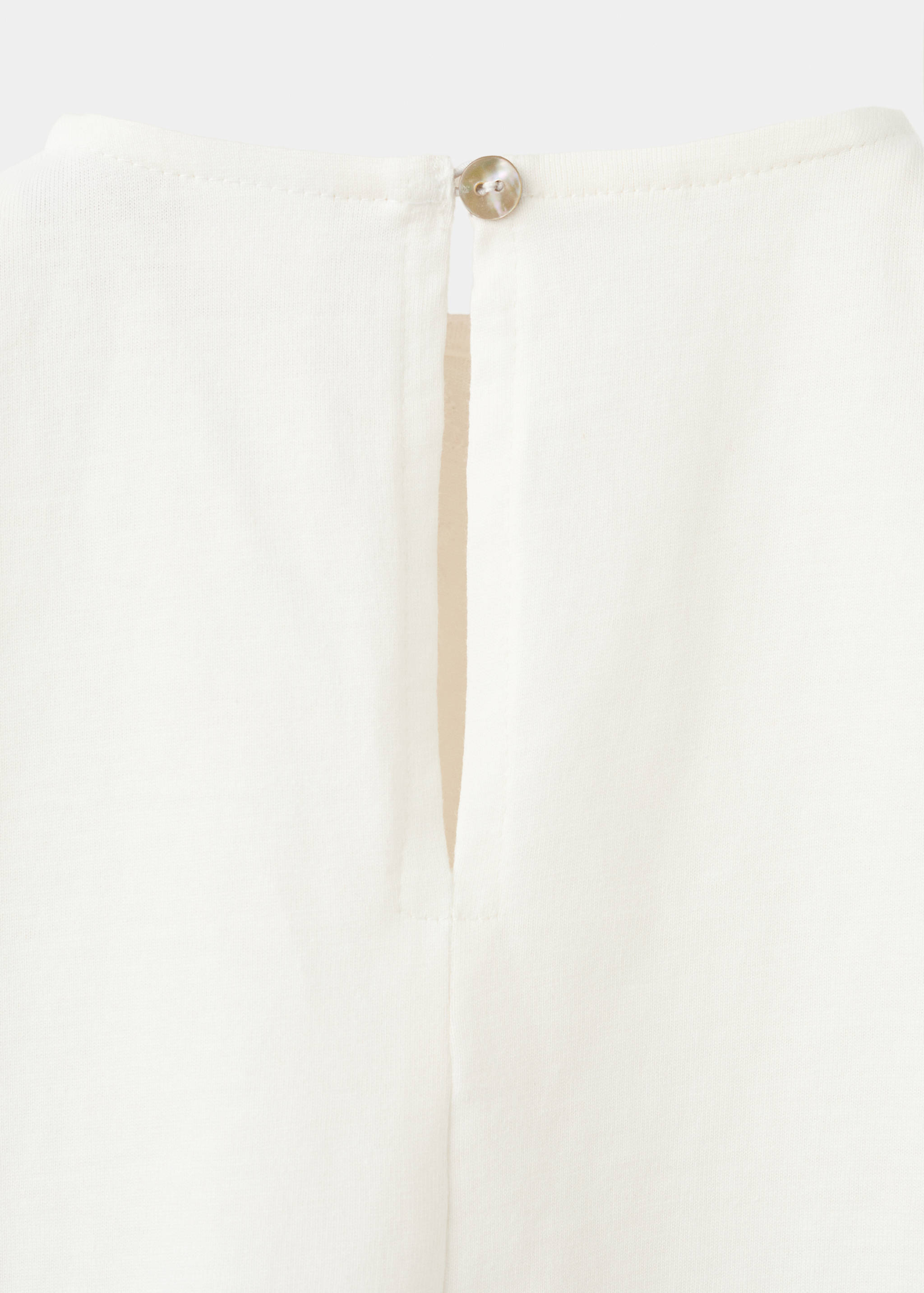 Embroidered detail T-shirt - Details of the article 0