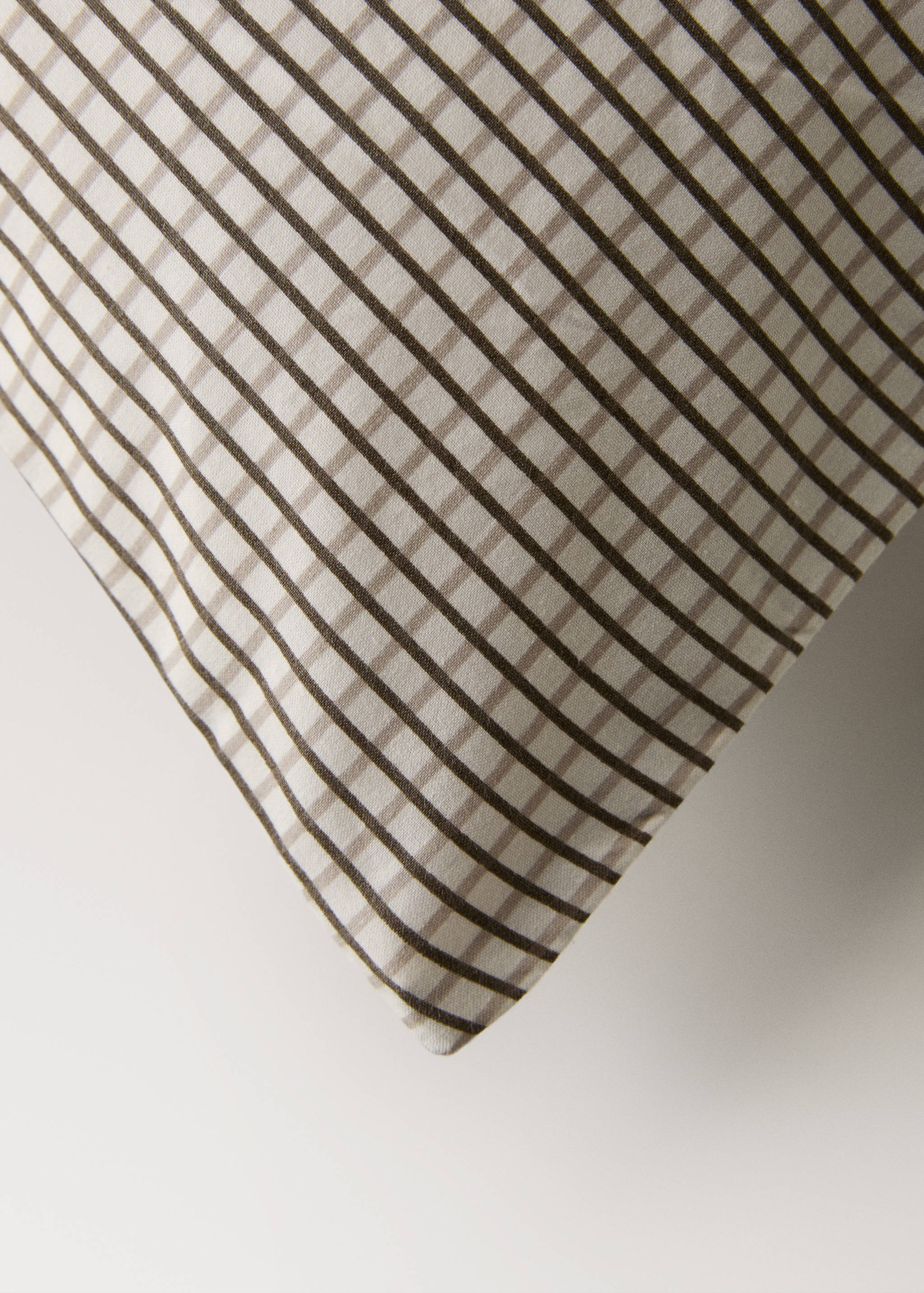 Wendebettbezug aus Baumwoll-Perkal mit Mini-Karomuster für 180/200 cm Bett - Detail des Artikels 1