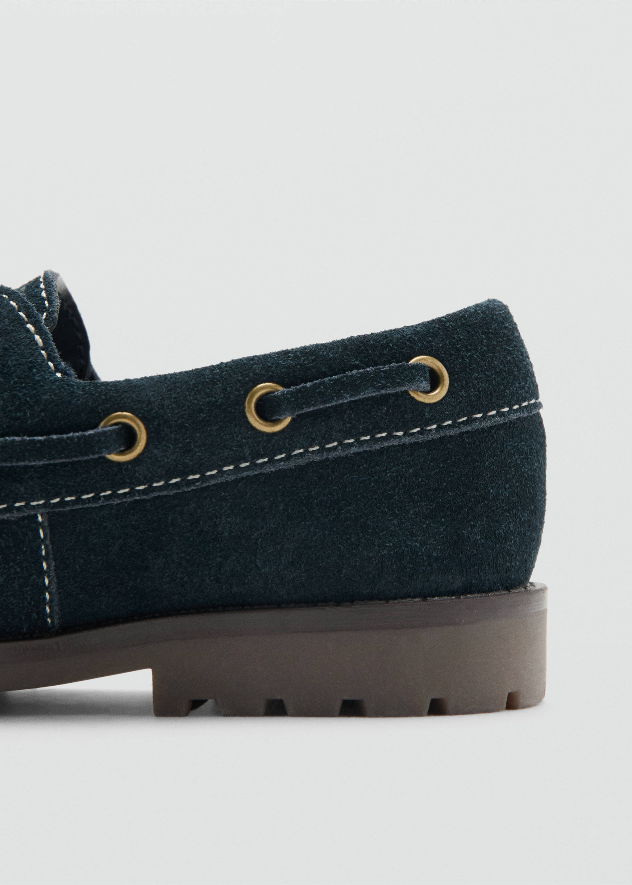 Zapato náutico piel velcro - Detalle del artículo 1, Azul. Ref: 27003733-00.