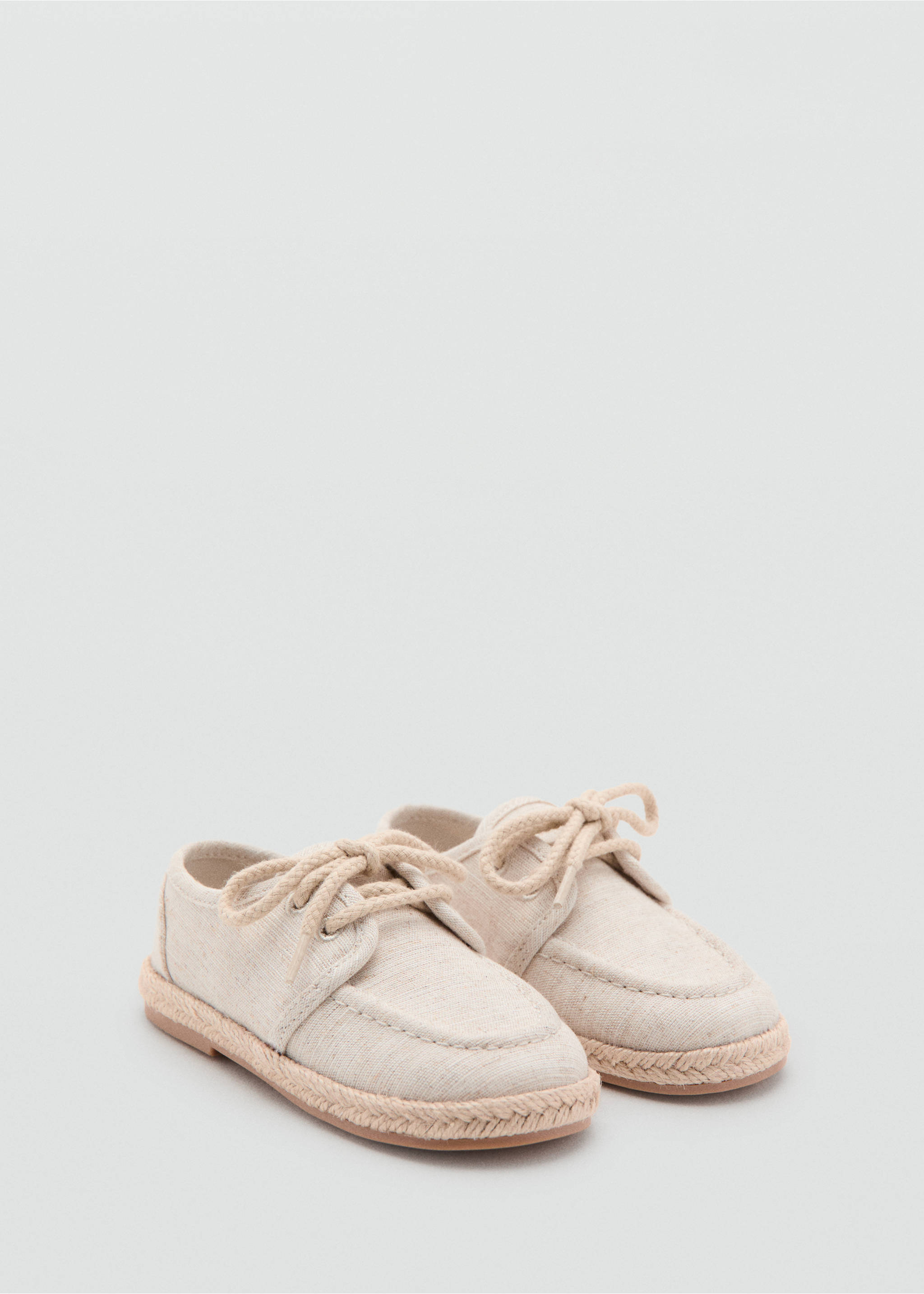 Zapato esparto - Plano medio, Arena. Ref: 27003734-00.