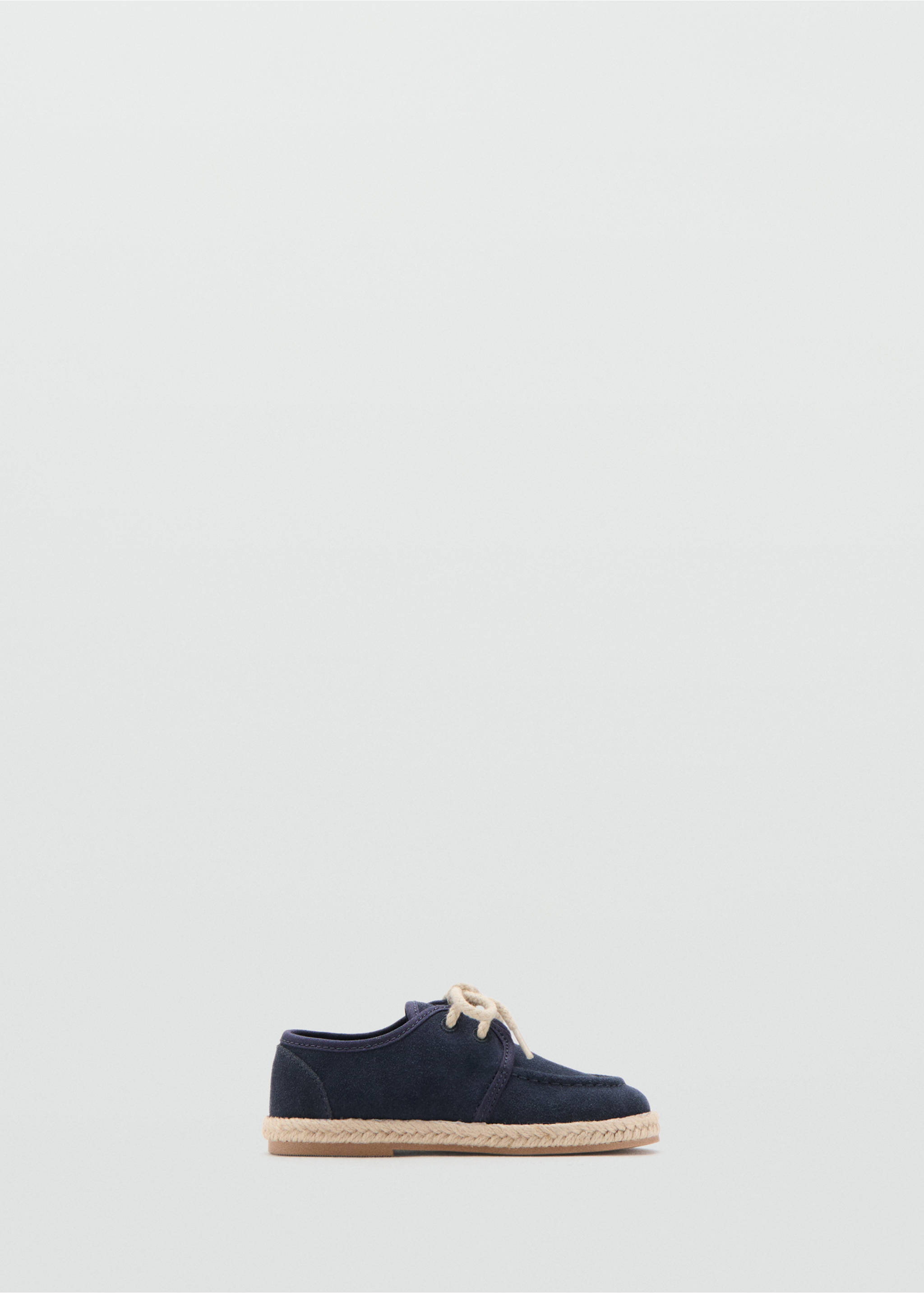 Chaussures lacées cuir - Article sans modèle, Bleu. Ref: 27003735-00.