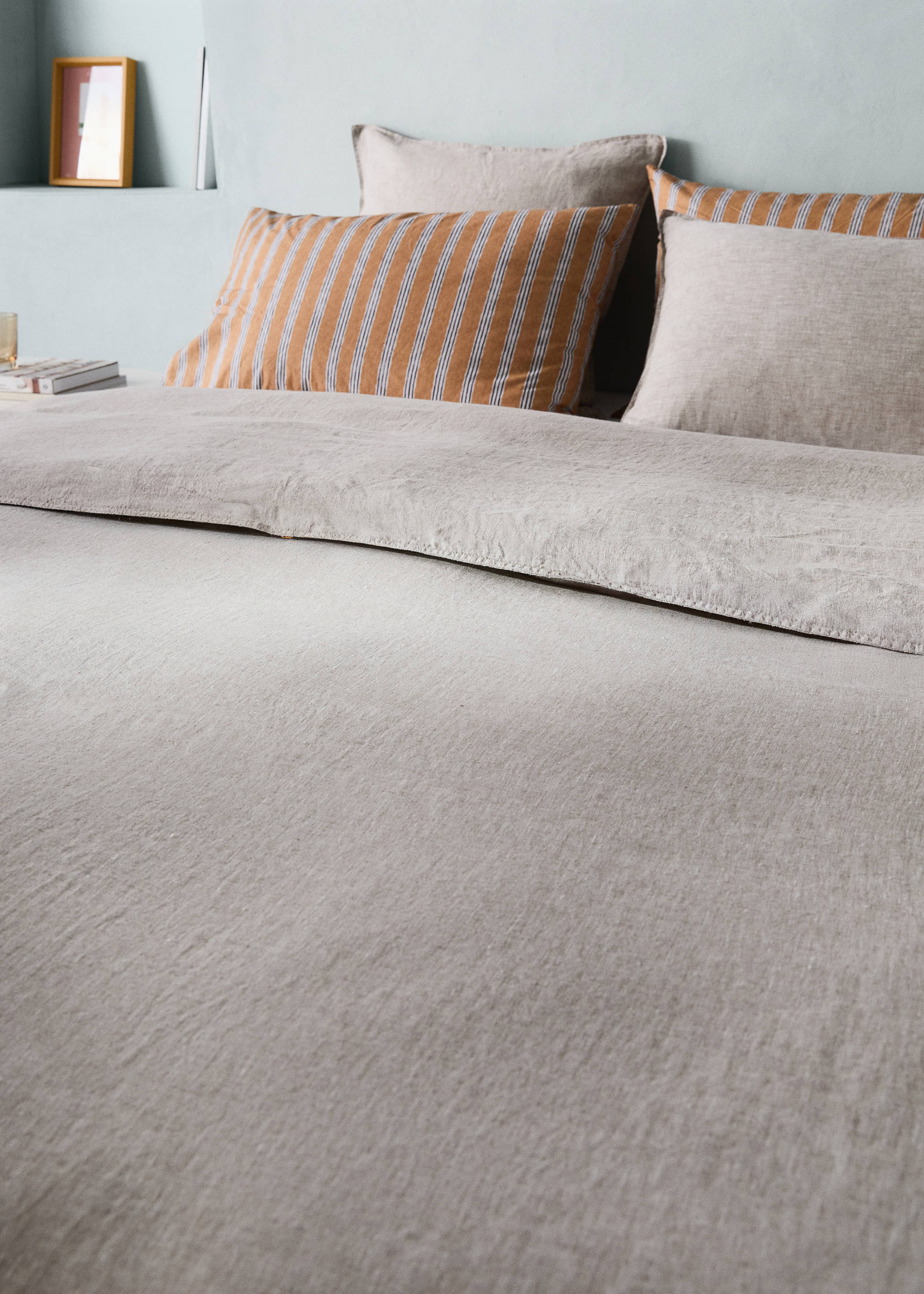 tobacco linen duvet cover The softest linen youll ever touch ours is crafted in Portugal from the finest European flax and garment washed for a perfectly lived 100% Linen Duvet Cover in