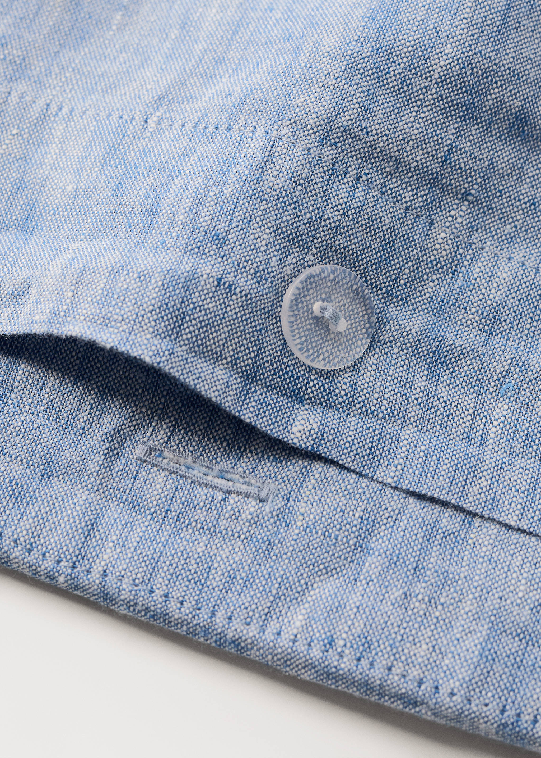 Funda nòrdica lli fil tintat Llit 150/160 cm - Detall de l'article 2