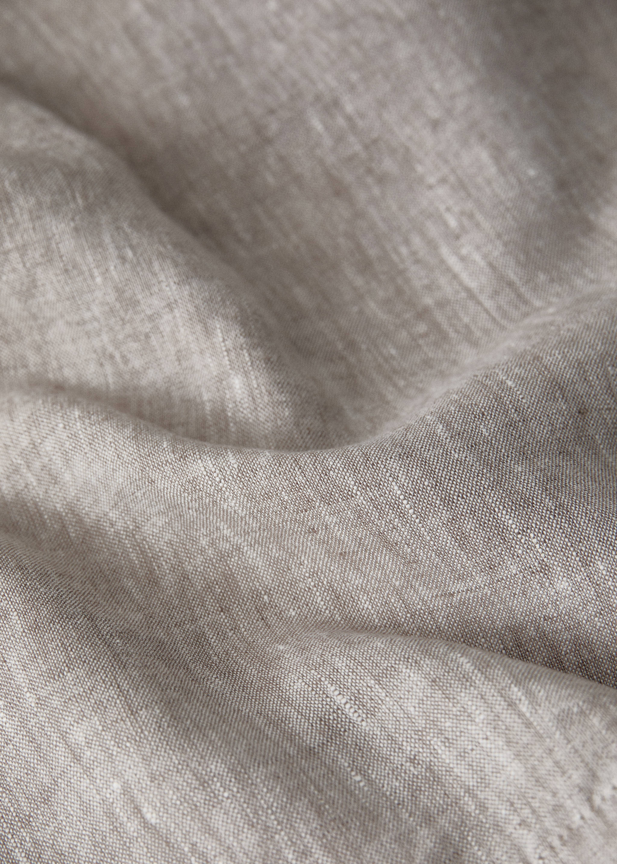 Linen yarn-dyed duvet cover Bed 180/200 cm - Details of the article 2