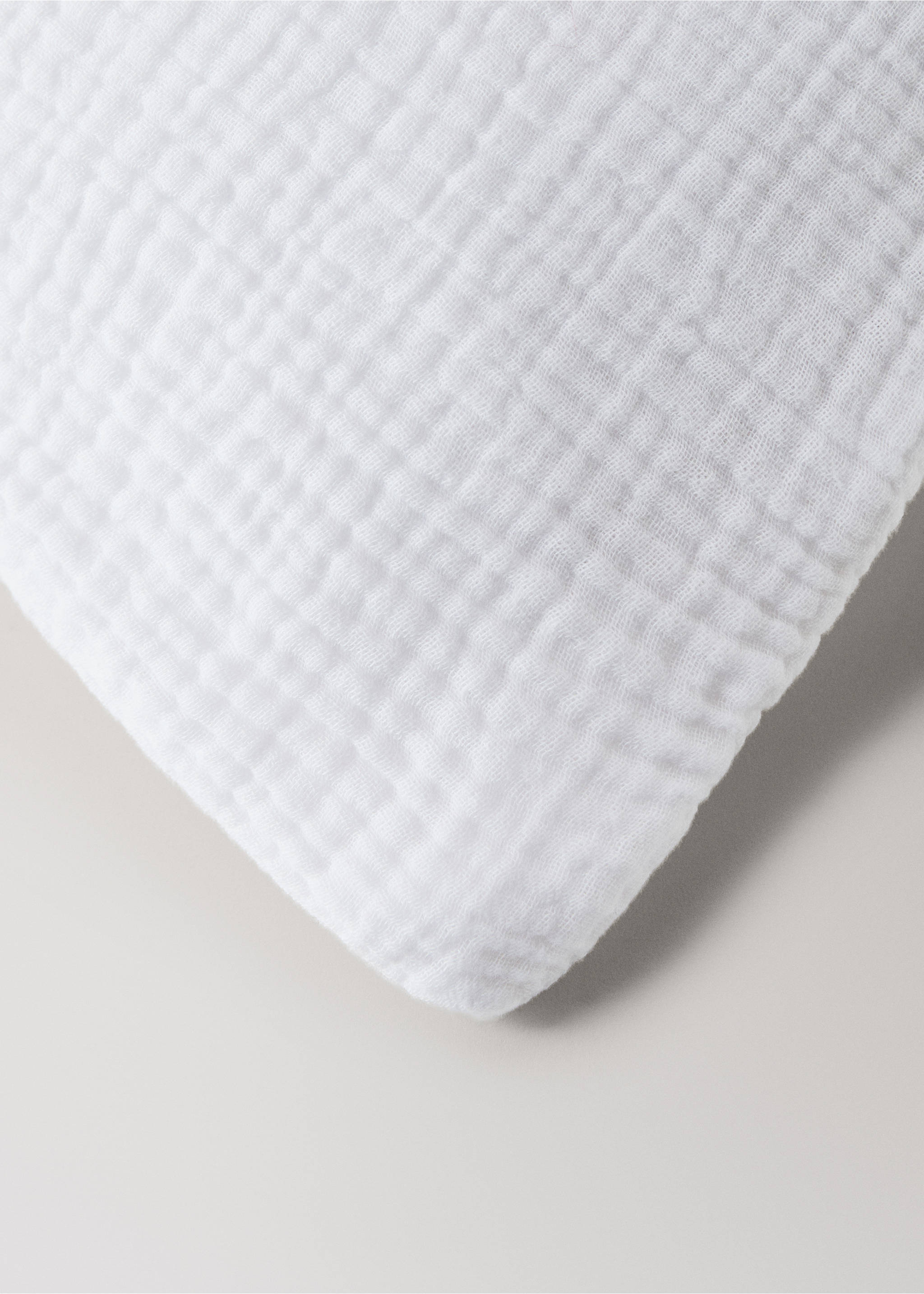 Housse de couette gaze coton lit 90 cm - Détail de l'article 2, Blanc cassé. Ref: 27003744-00.