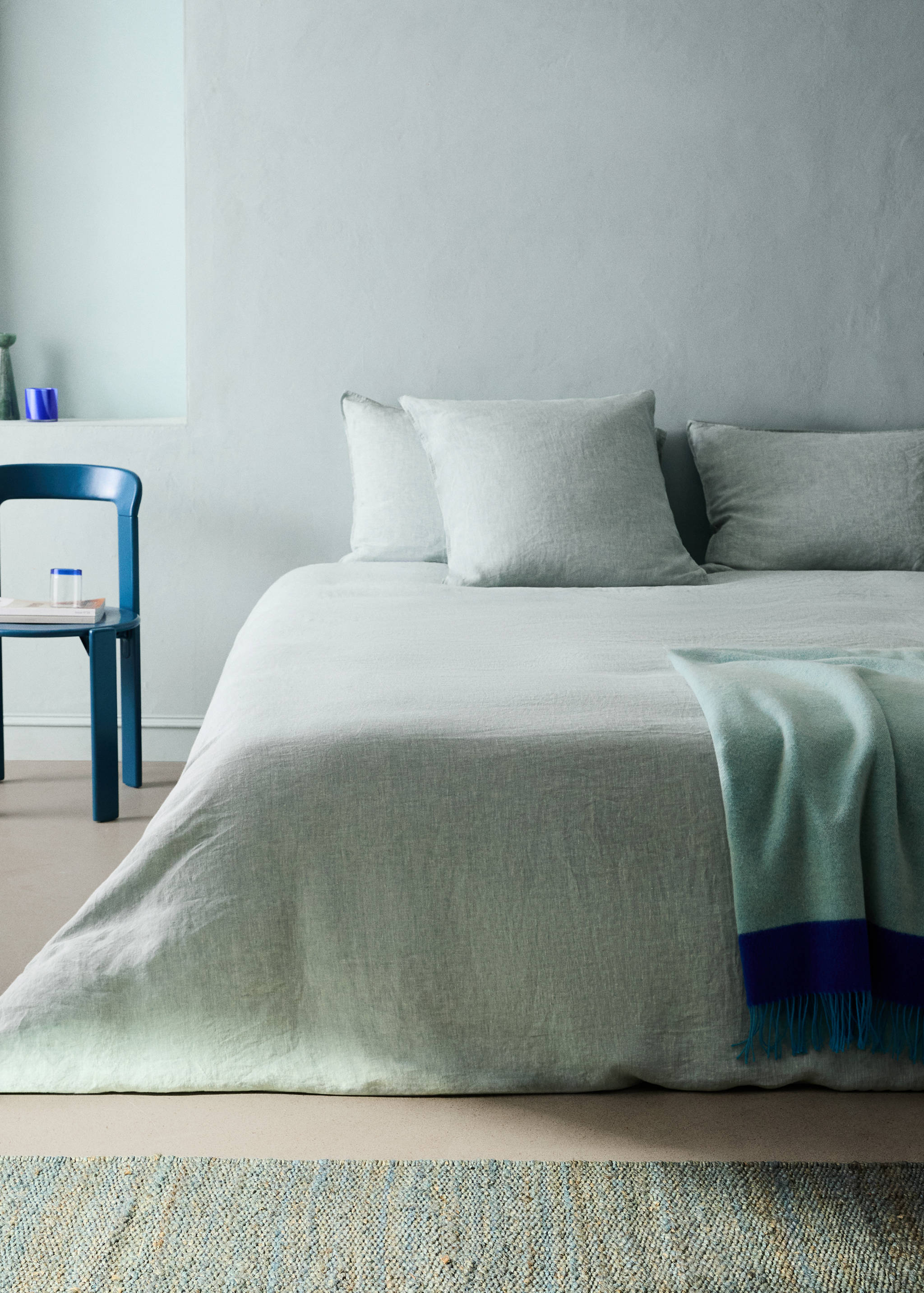 Housse de couette 100 % lin mélangé Lit 90 cm - Plan général