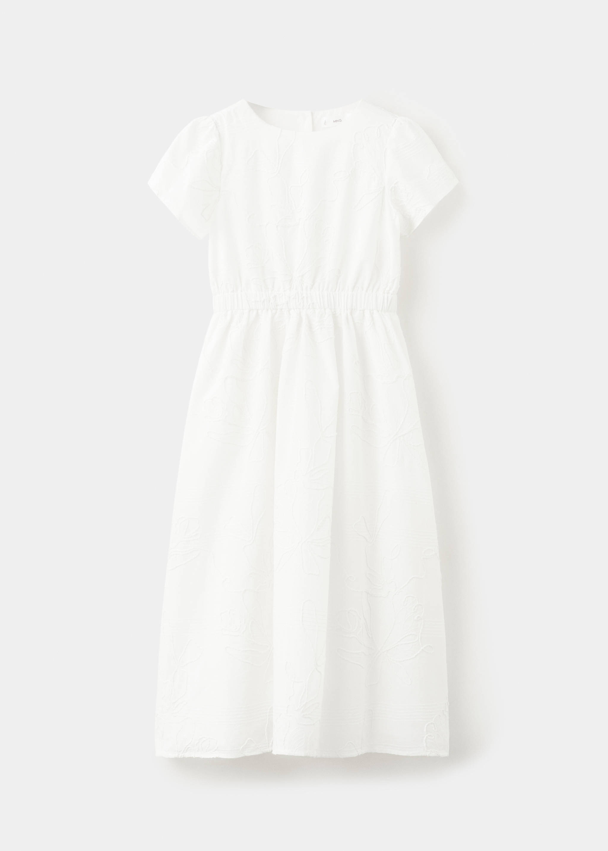 Embroidered midi dress - Article without model