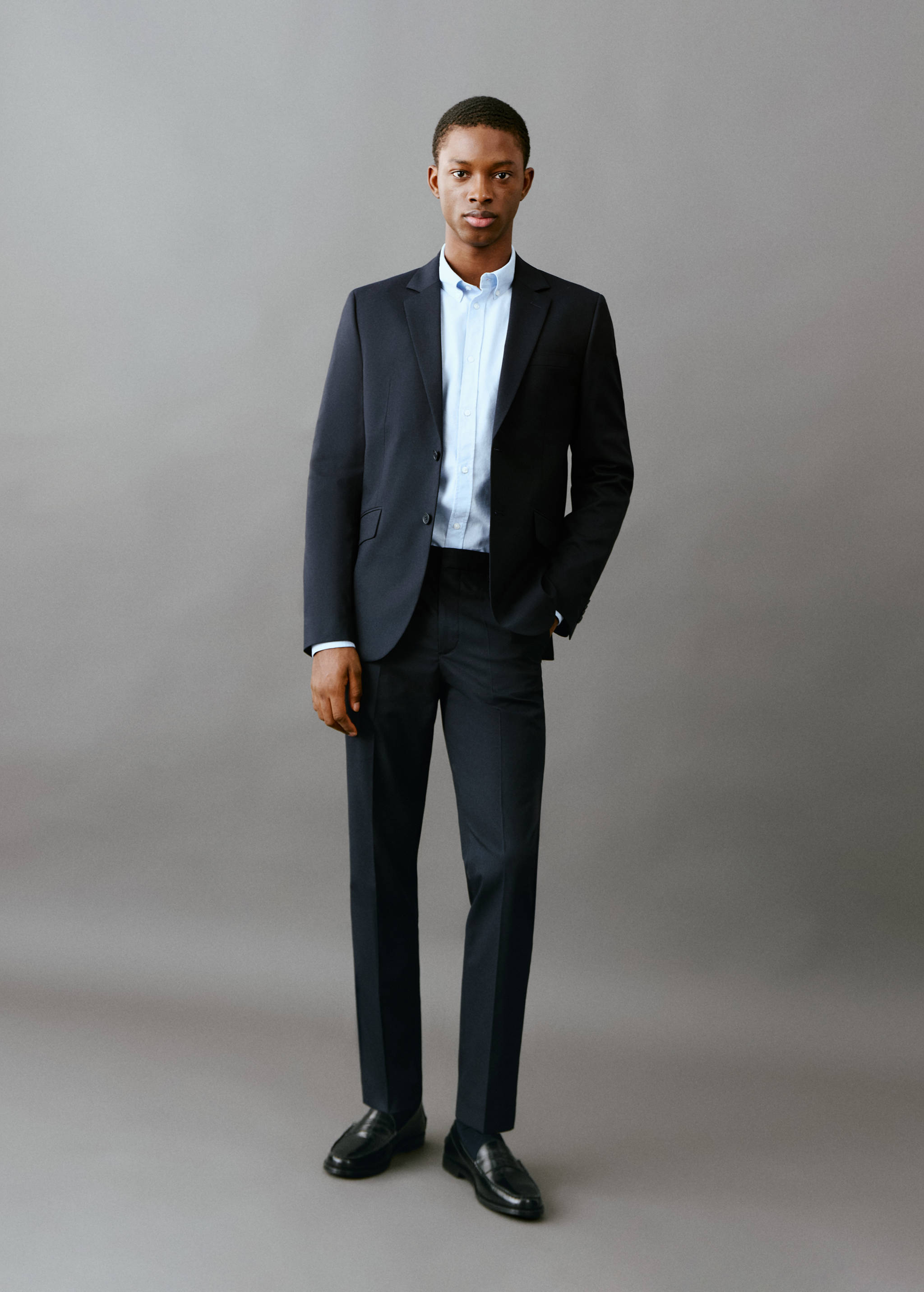 Straight suit trousers - Details of the article 4