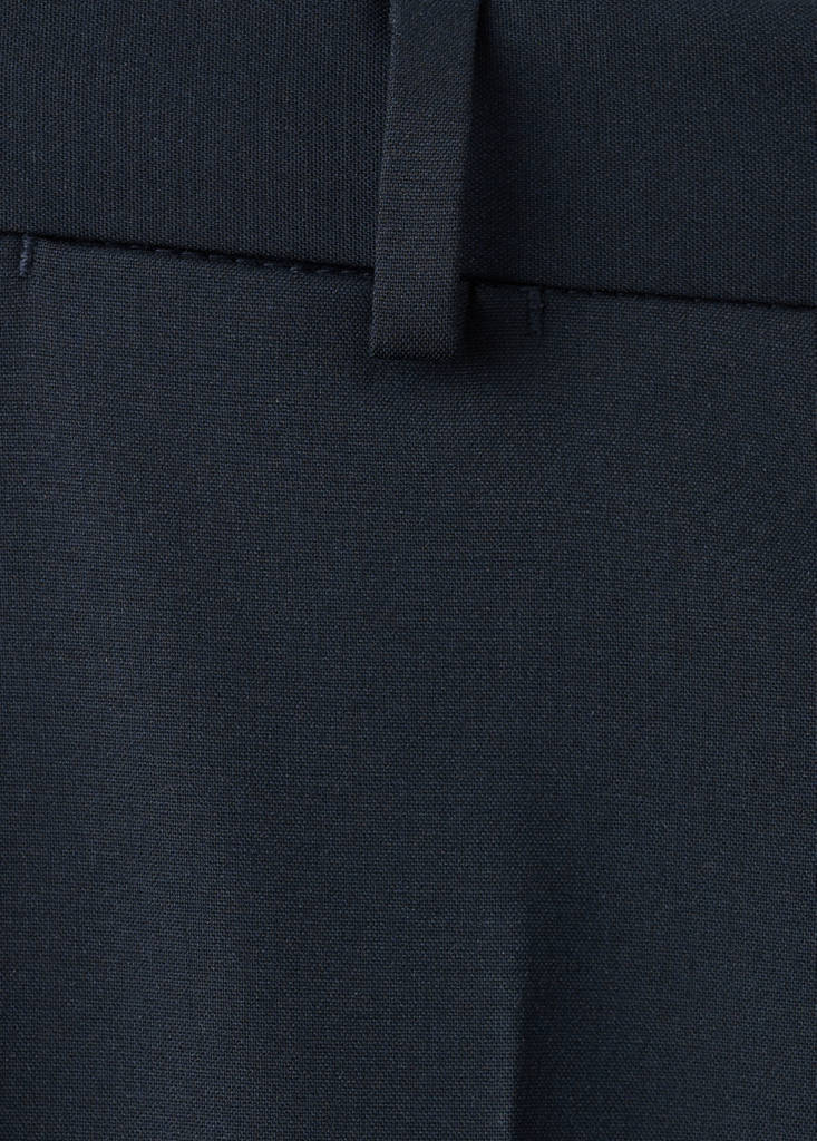 Straight suit trousers — Navy