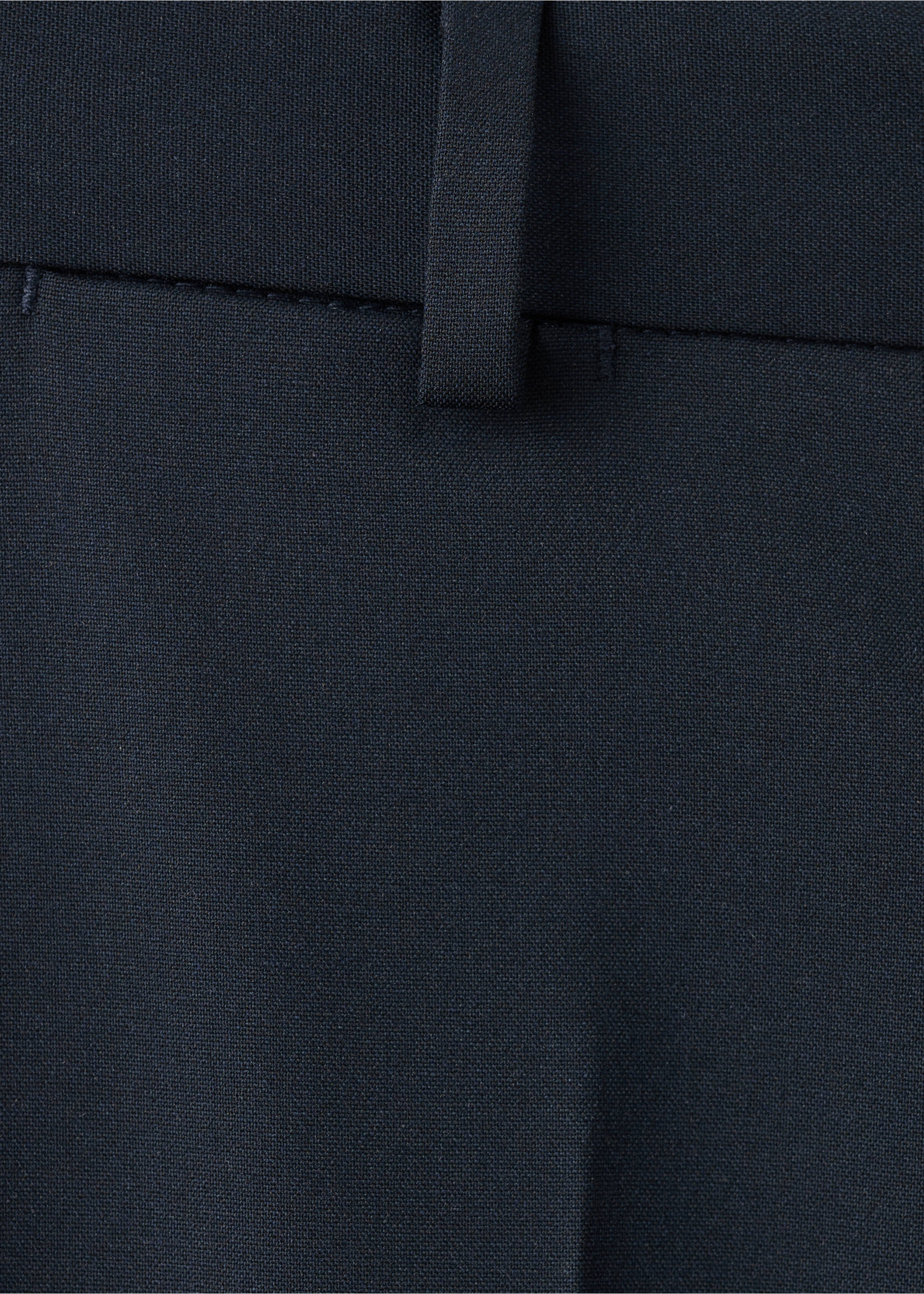 Pantalón recto traje - Detalle del artículo 0, Azul marino. Ref: 27004058-00.