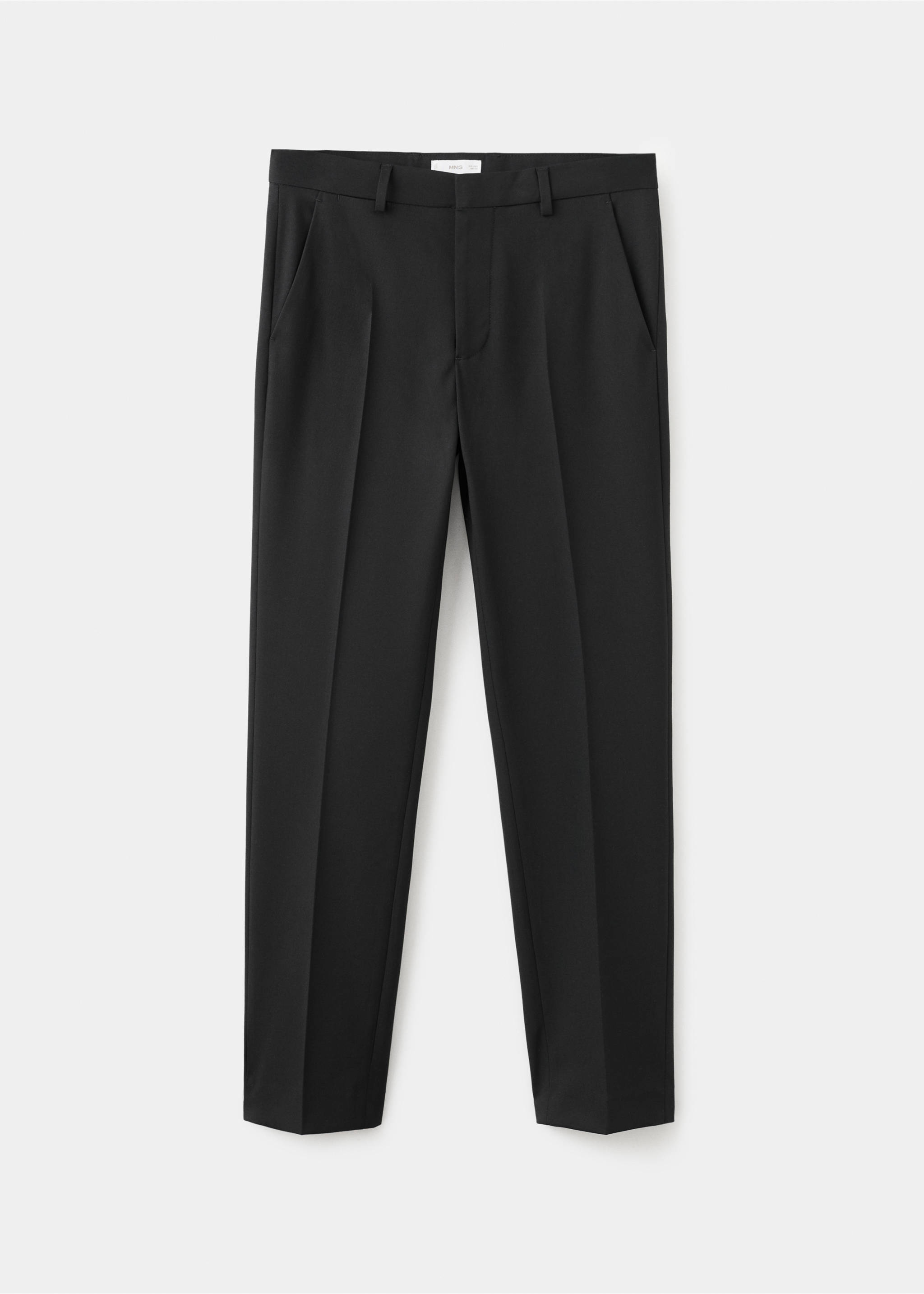 Pantalón recto traje - Artículo sin modelo, Negro. Ref: 27004059-00.