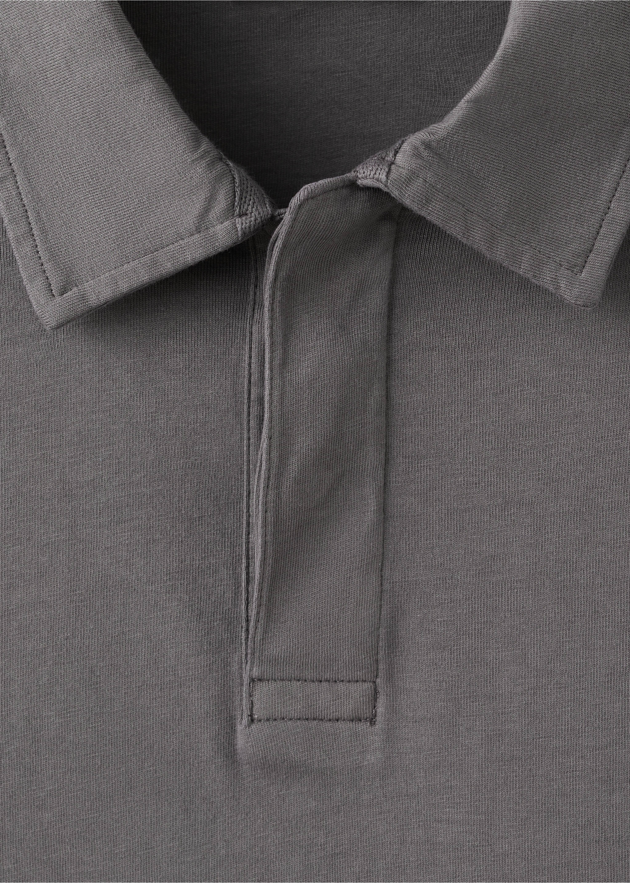Поло из хлопка - Деталь изделия 8, Угольно-серый. Ref: 27004061-00.